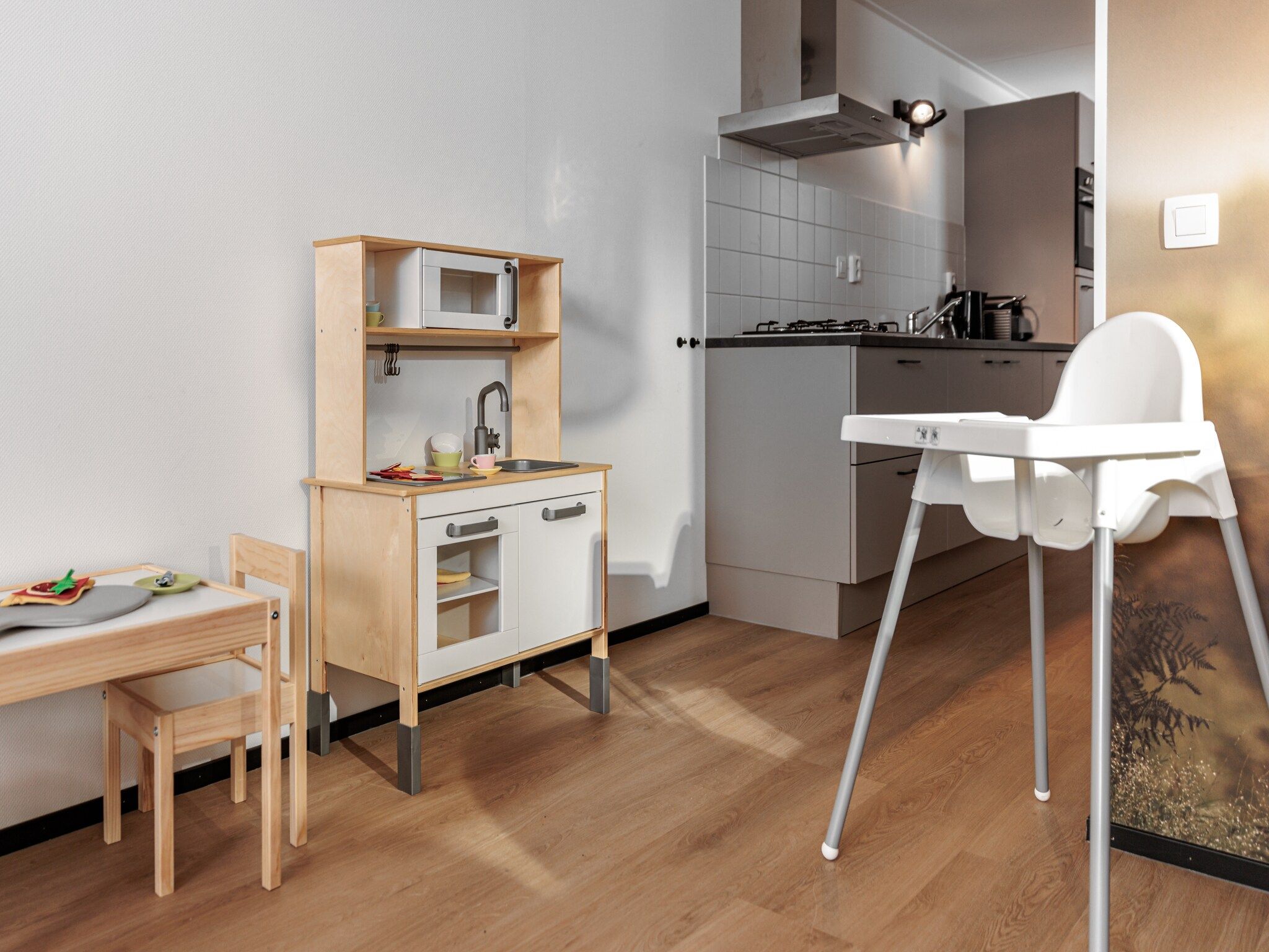 De woonkamer van Vakantiepark Schaijk 11 in Schaijk