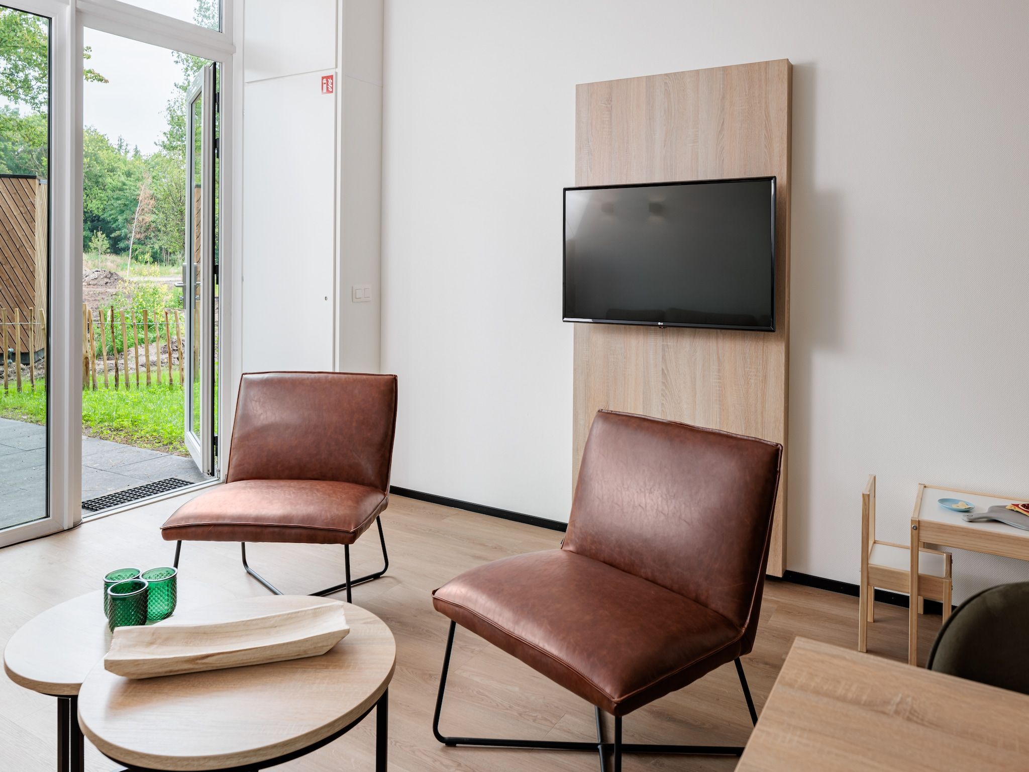 De woonkamer van Vakantiepark Schaijk 11 in Schaijk