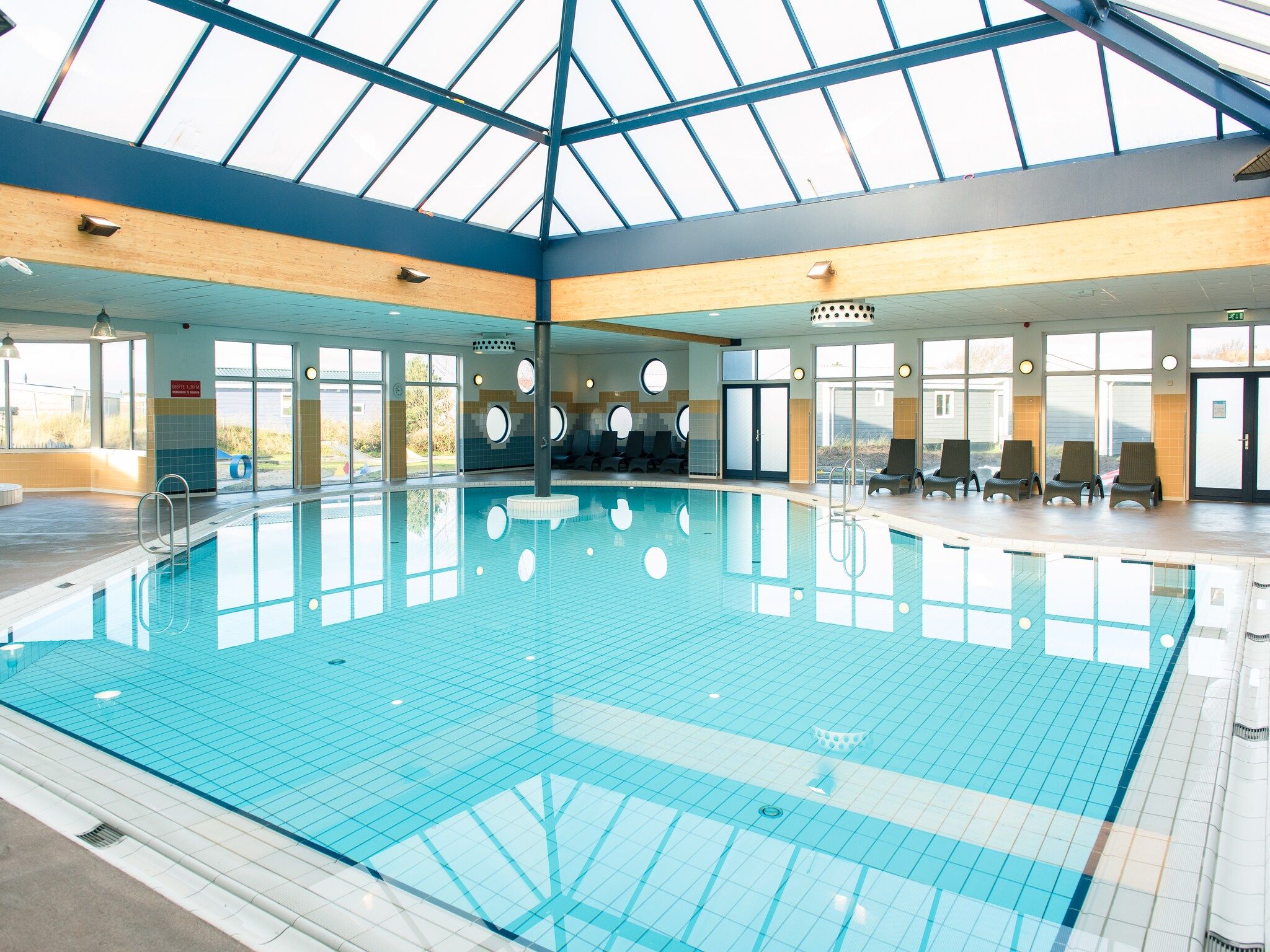 Parkfaciliteiten bij Vakantiepark Boomhiemke 19 in Hollum