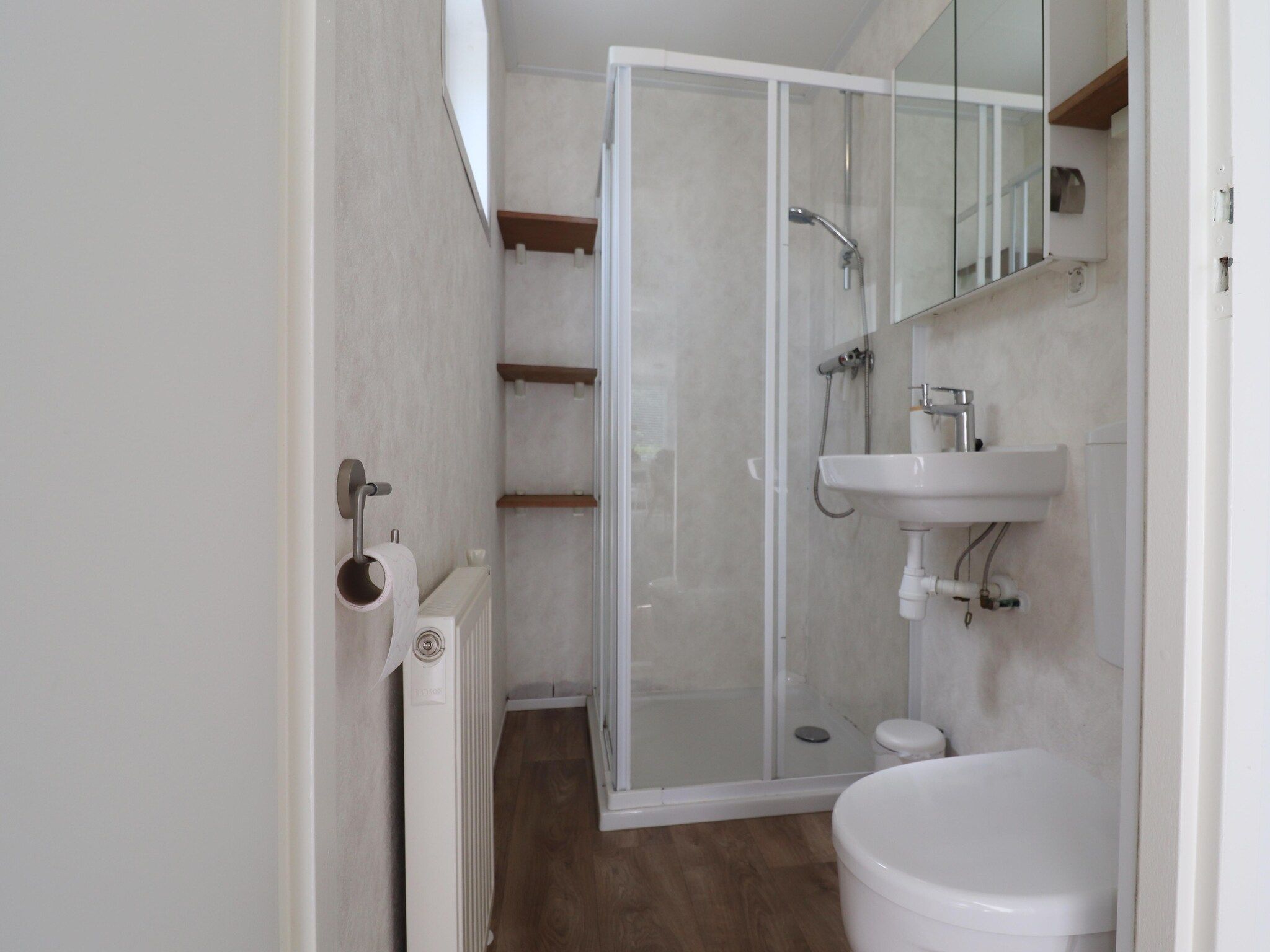 De badkamer van De Lanterfanter in Grou