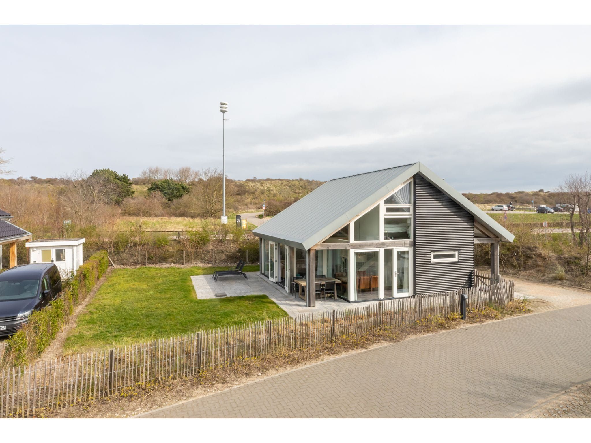 De buitenkant van Strandvilla 31 in Renesse