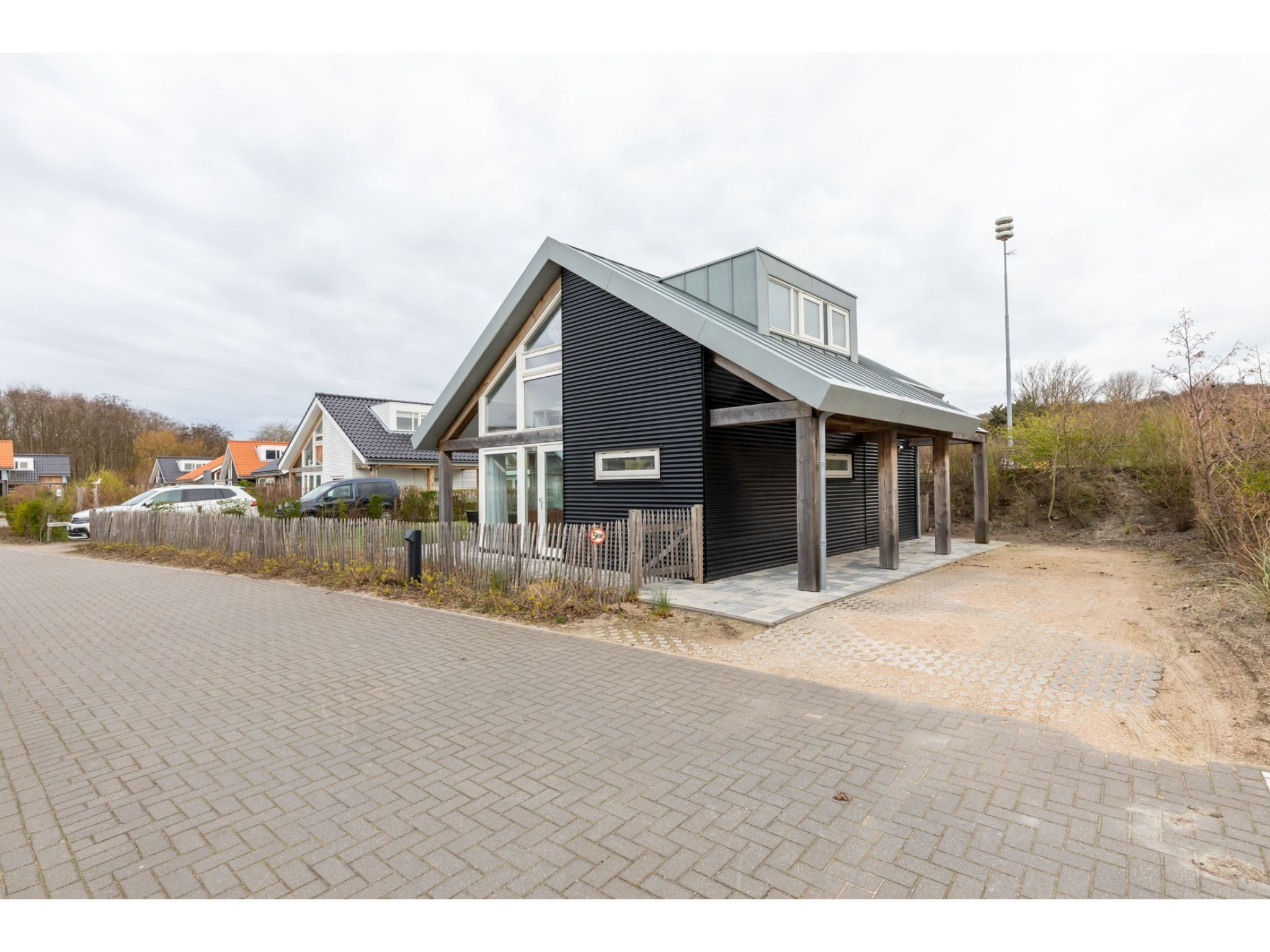De buitenkant van Strandvilla 31 in Renesse