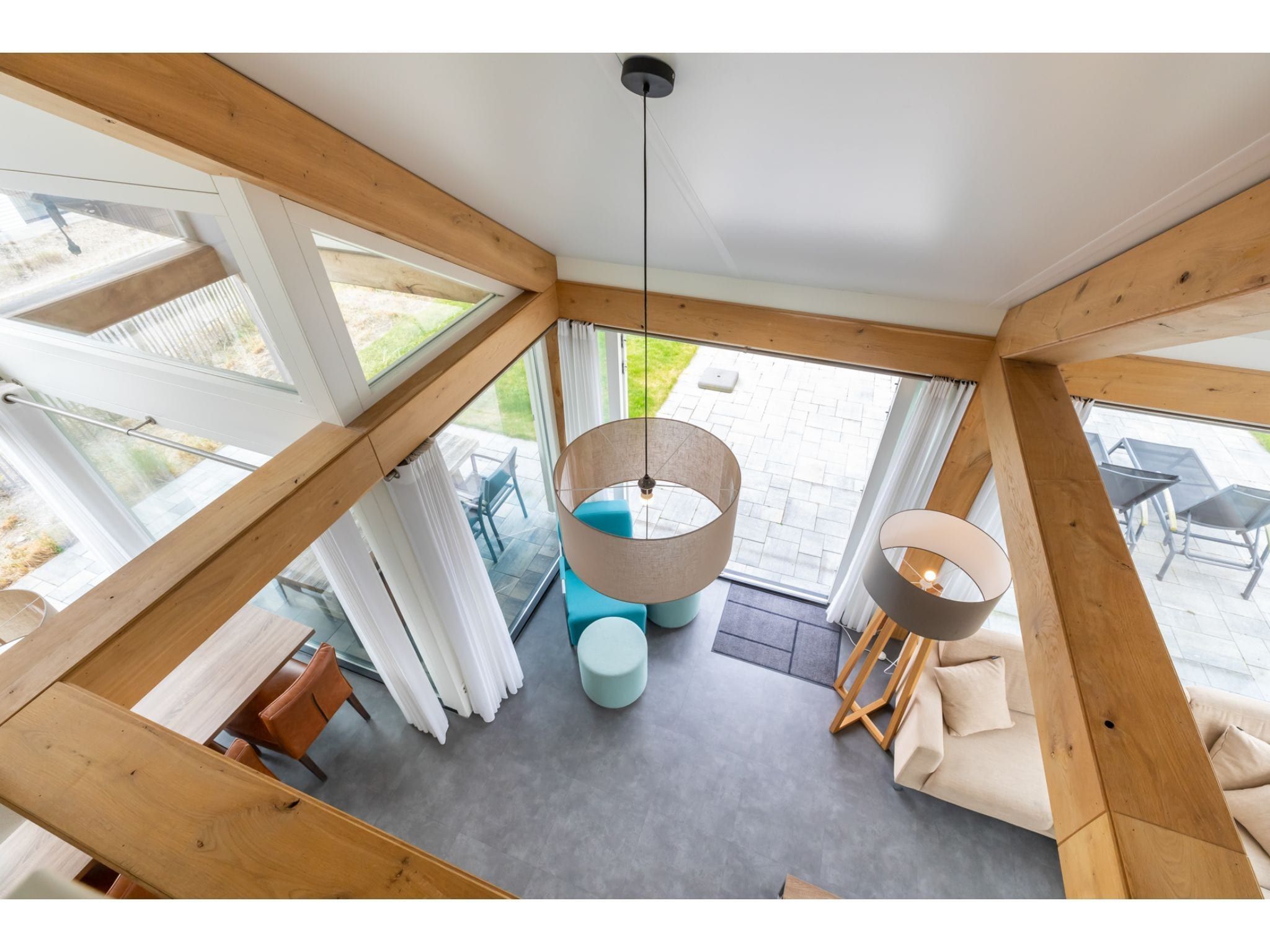 De woonkamer van Strandvilla 31 in Renesse
