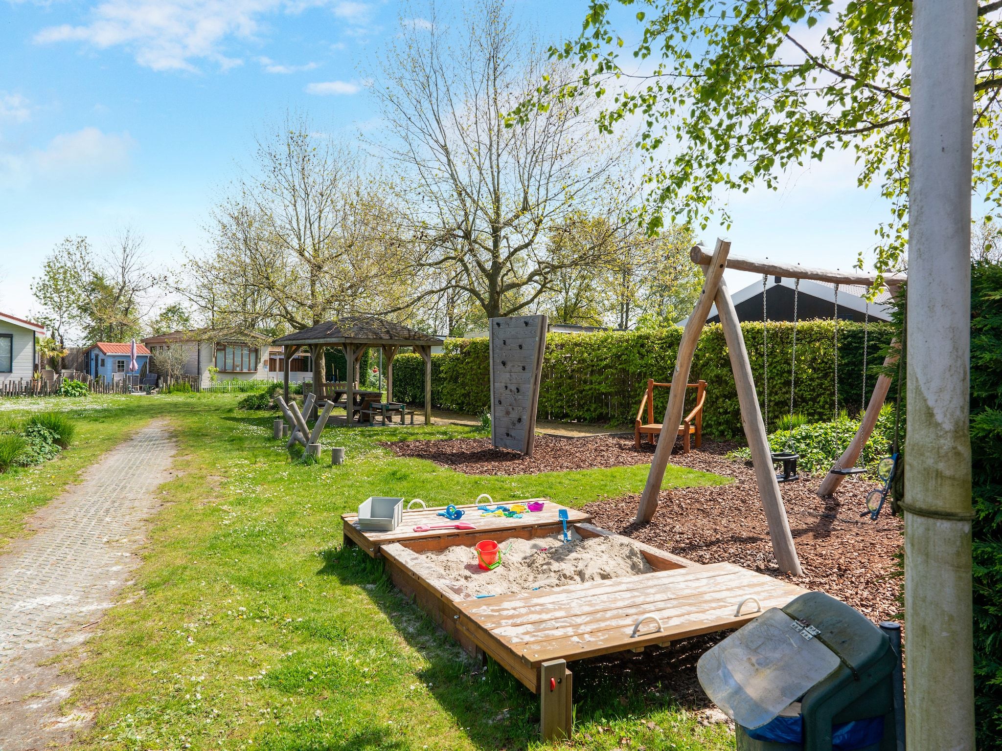 De tuin van Fantail in Goedereede
