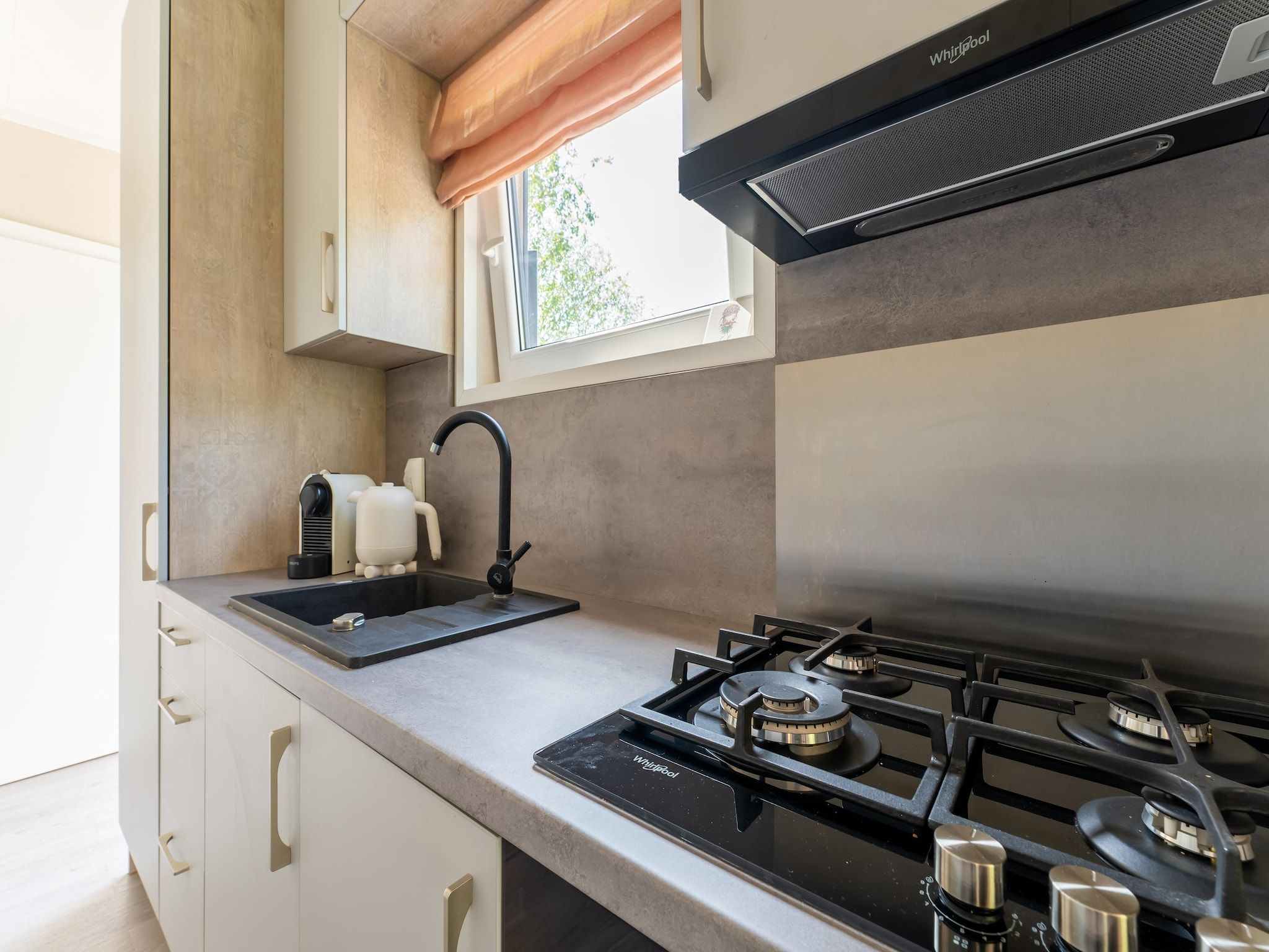 De keuken van Fantail in Goedereede