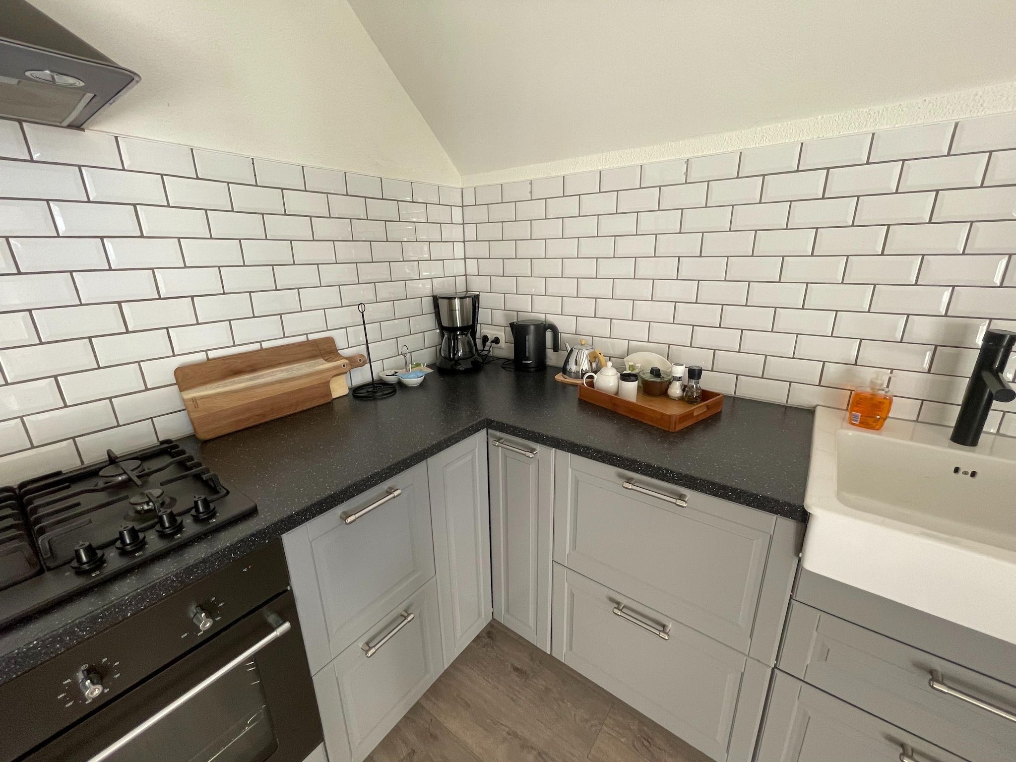 De keuken van Elperhof home 16A in Schoonloo