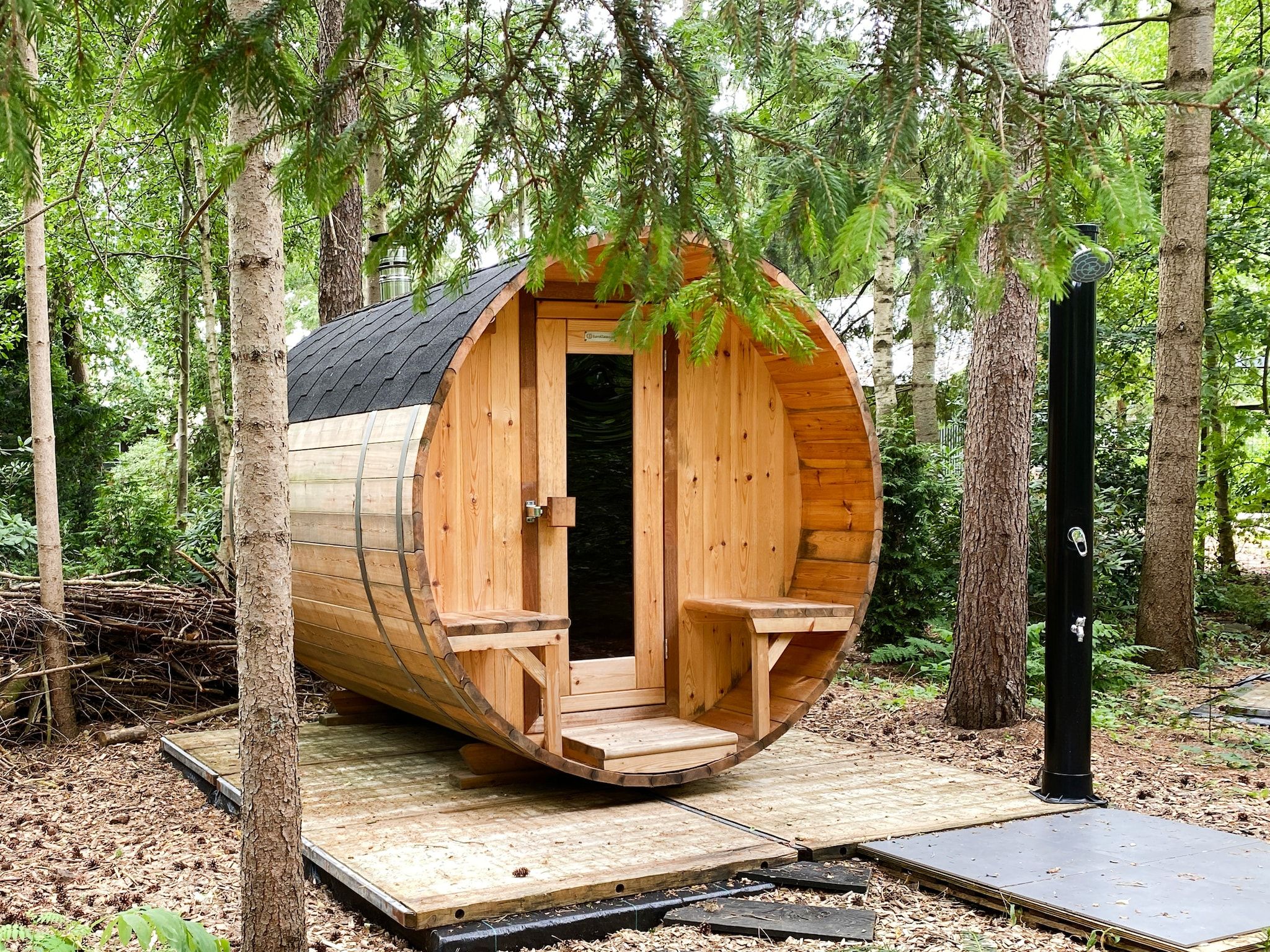 Wellness bij Dutch Cabin Houses 24 in Rheezerveen