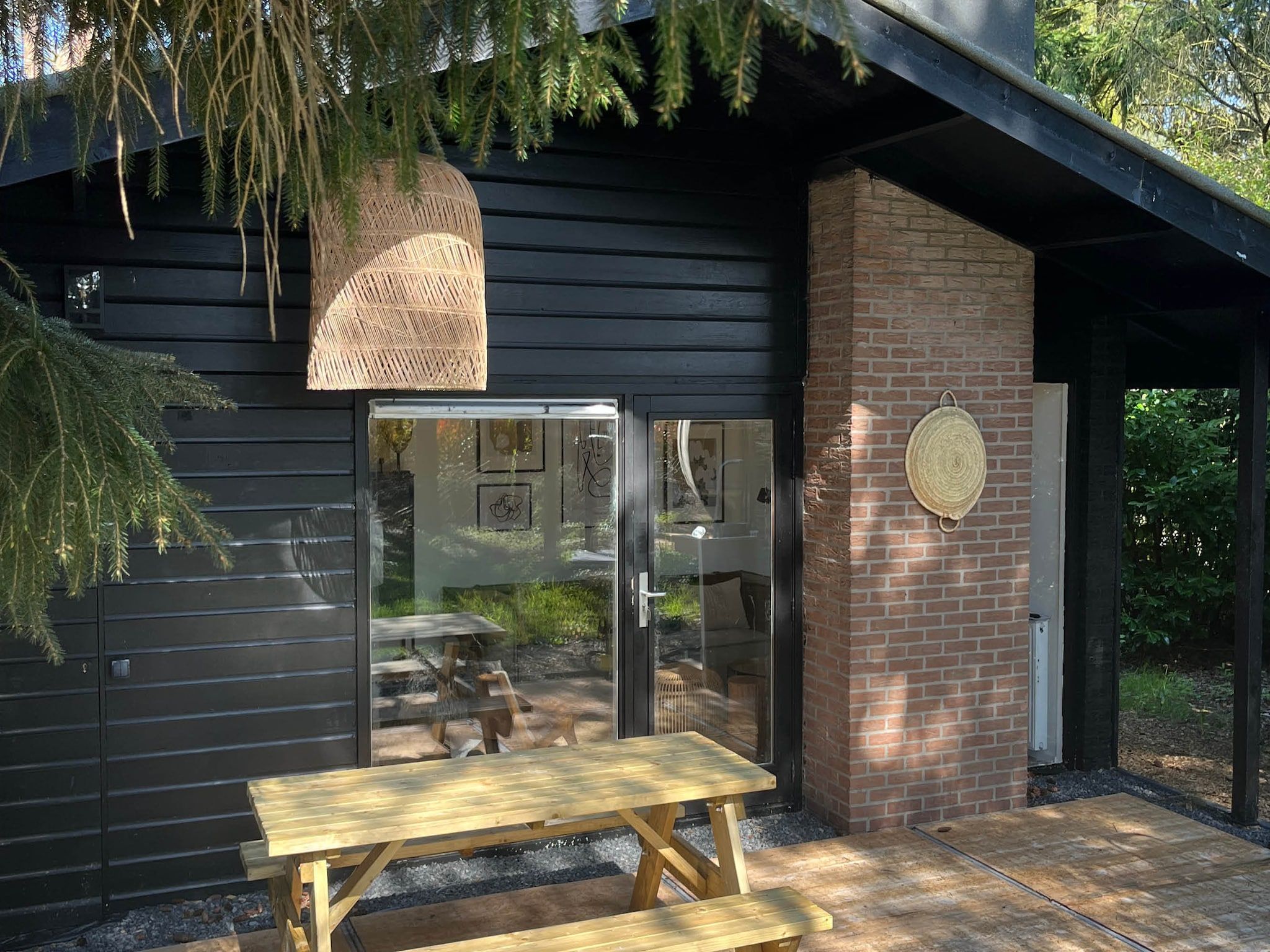 De buitenkant van Dutch Cabin Houses 24 in Rheezerveen