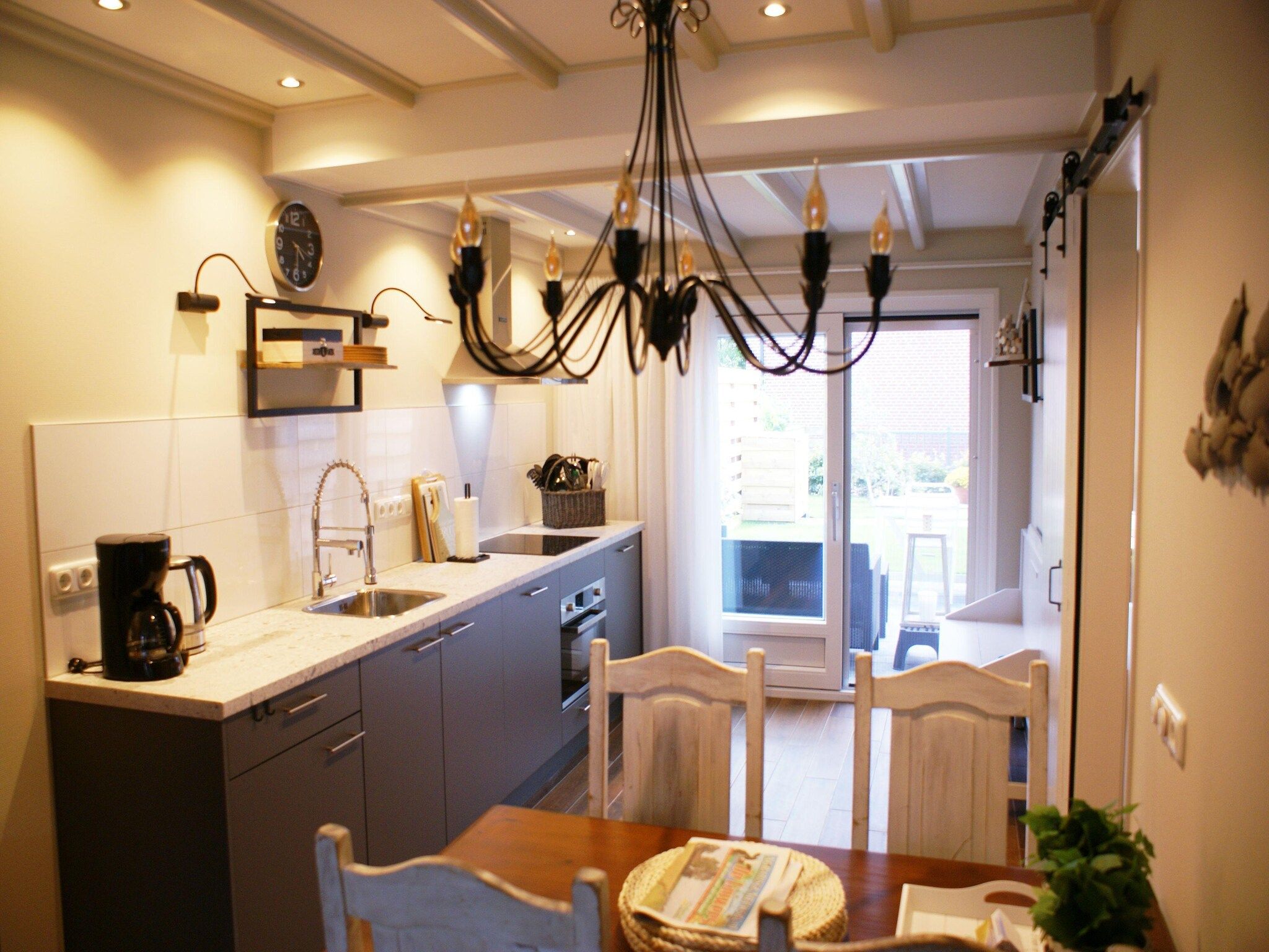 De keuken van Wad'n Leven en Geluk in Paesens