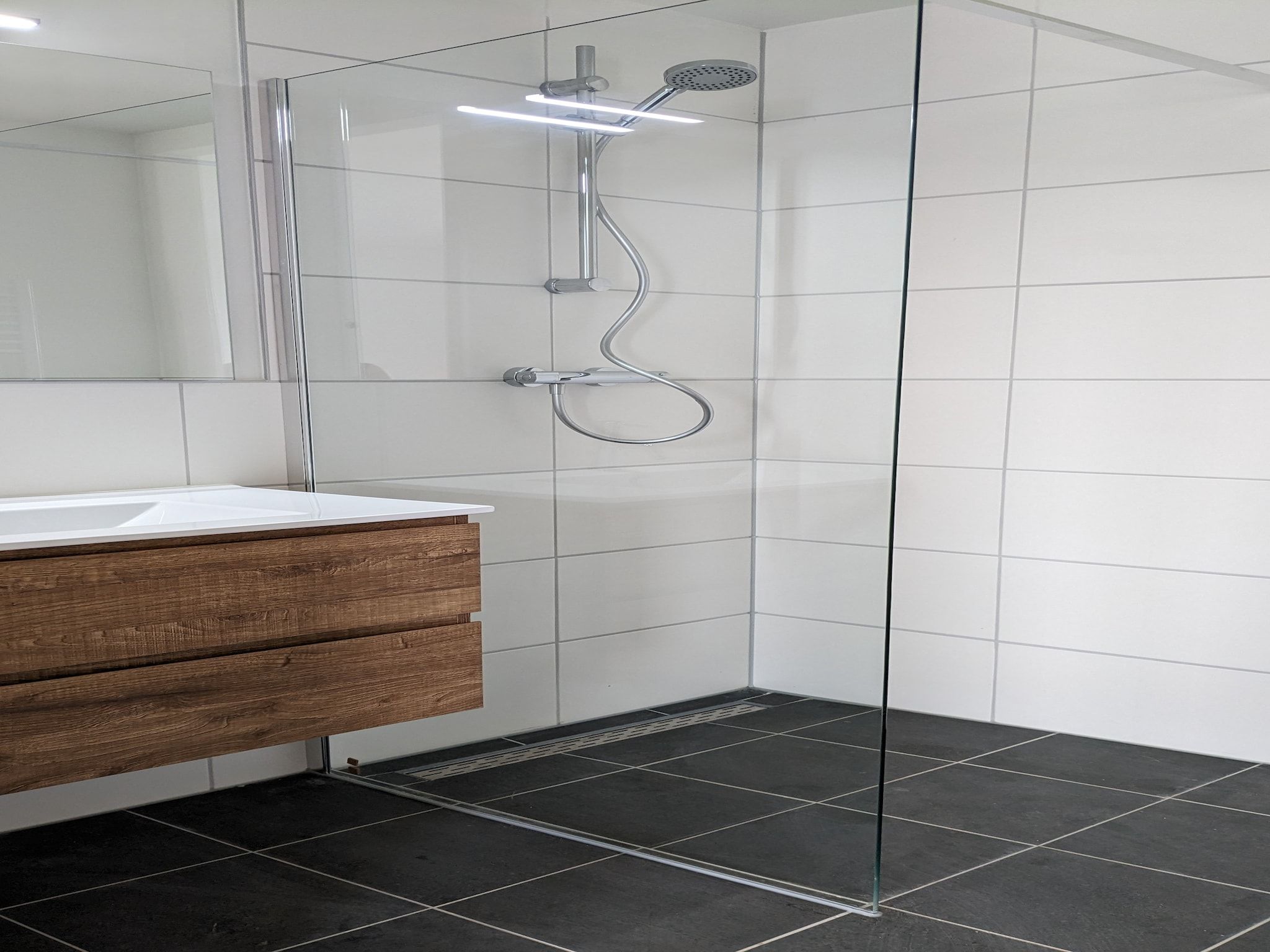 De badkamer van Rietzanger nr 134 in Zuid-Holland