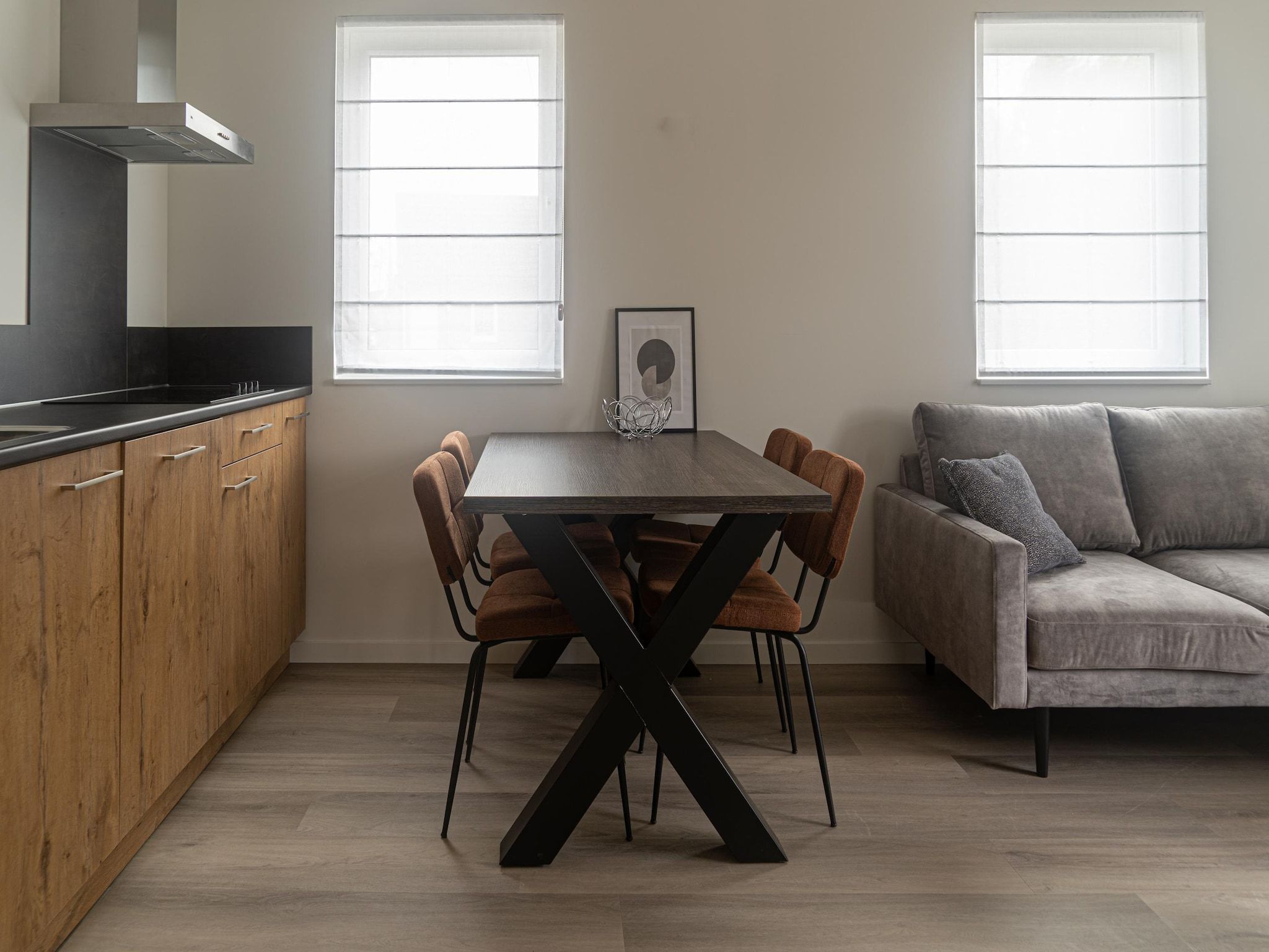De eetkamer van Rietzanger nr 134 in Zuid-Holland