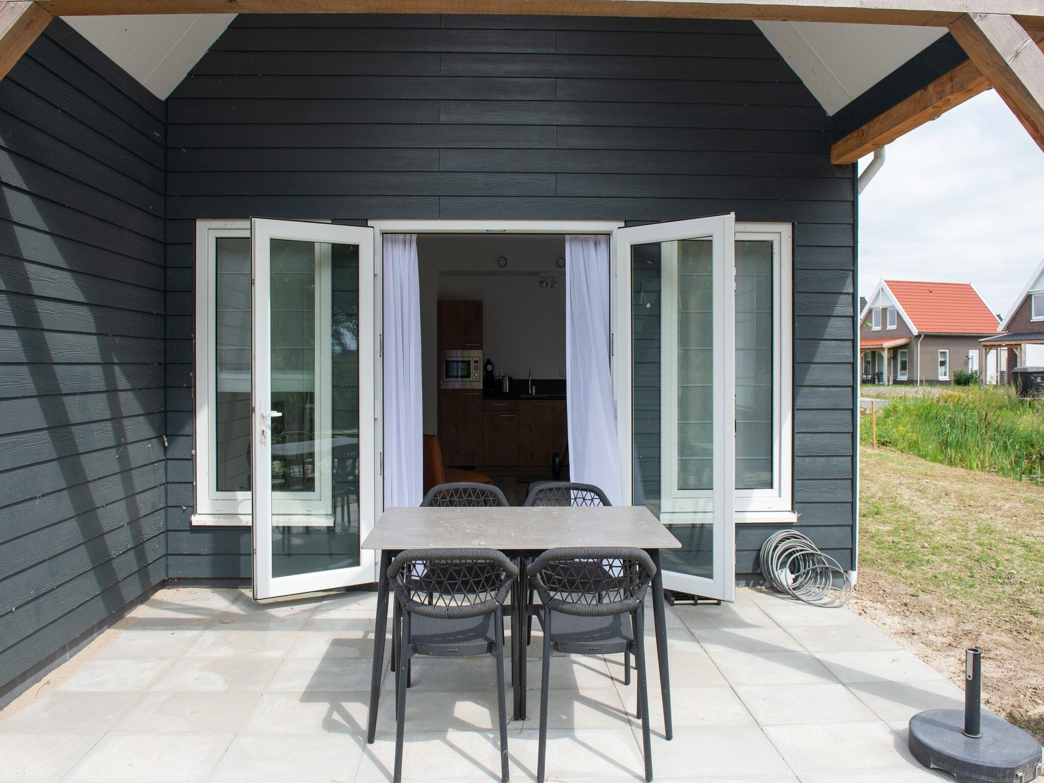 De buitenkant van Rietzanger nr 134 in Zuid-Holland