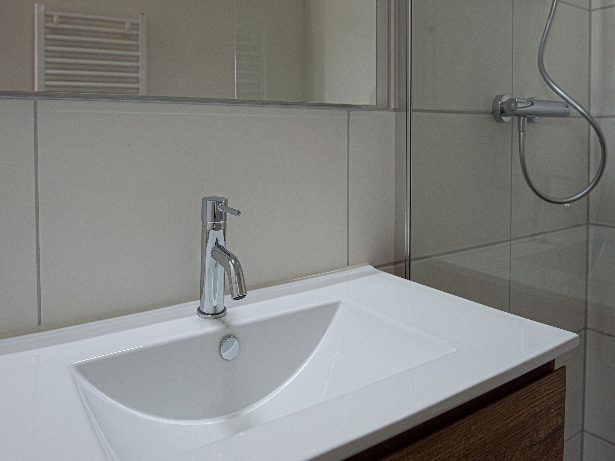 De badkamer van Rietzanger nr 134 in Zuid-Holland