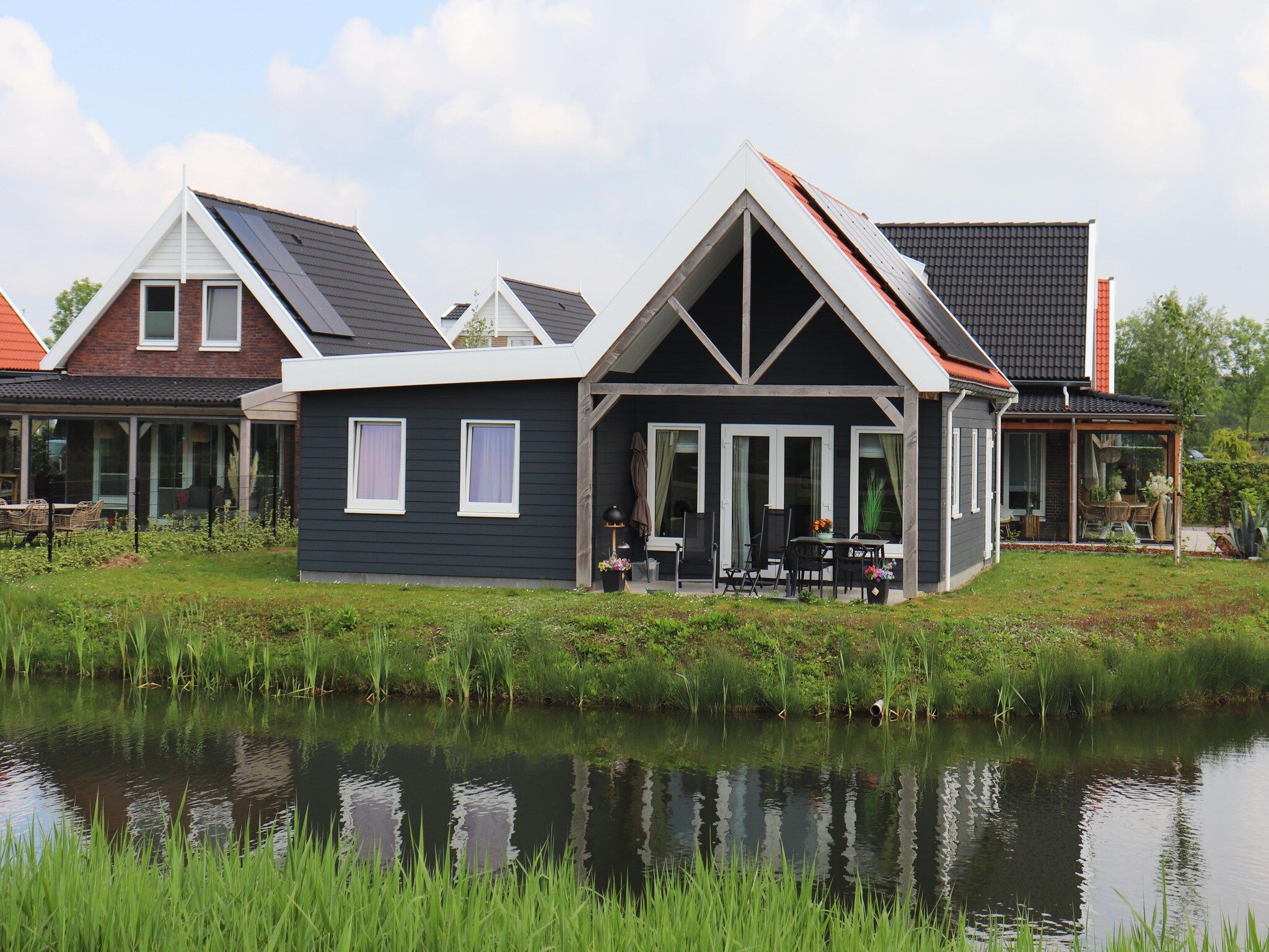 De buitenkant van Rietzanger nr 134 in Zuid-Holland