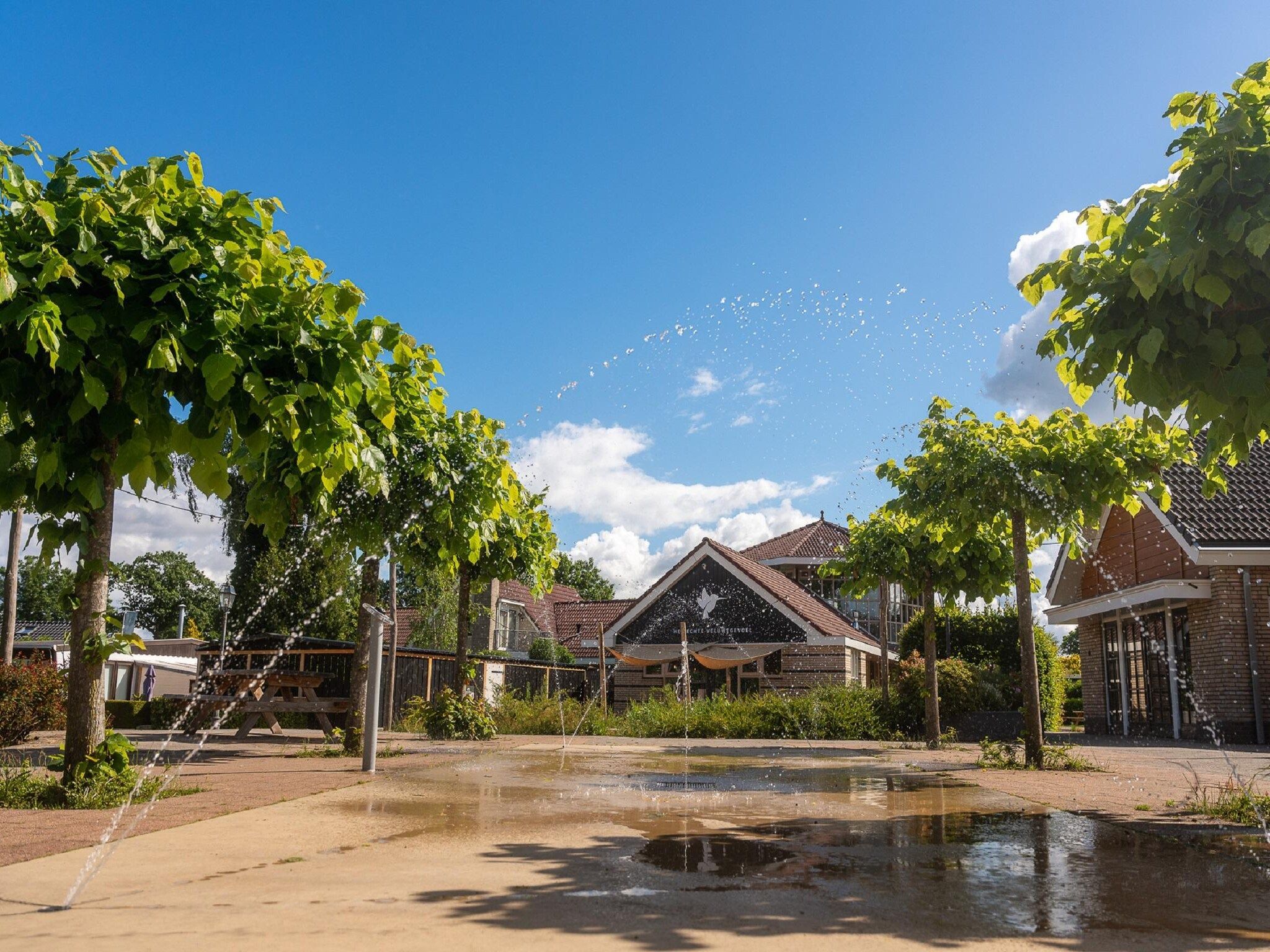 Parkfaciliteiten bij Landgoed De IJsvogel 12 in Voorthuizen