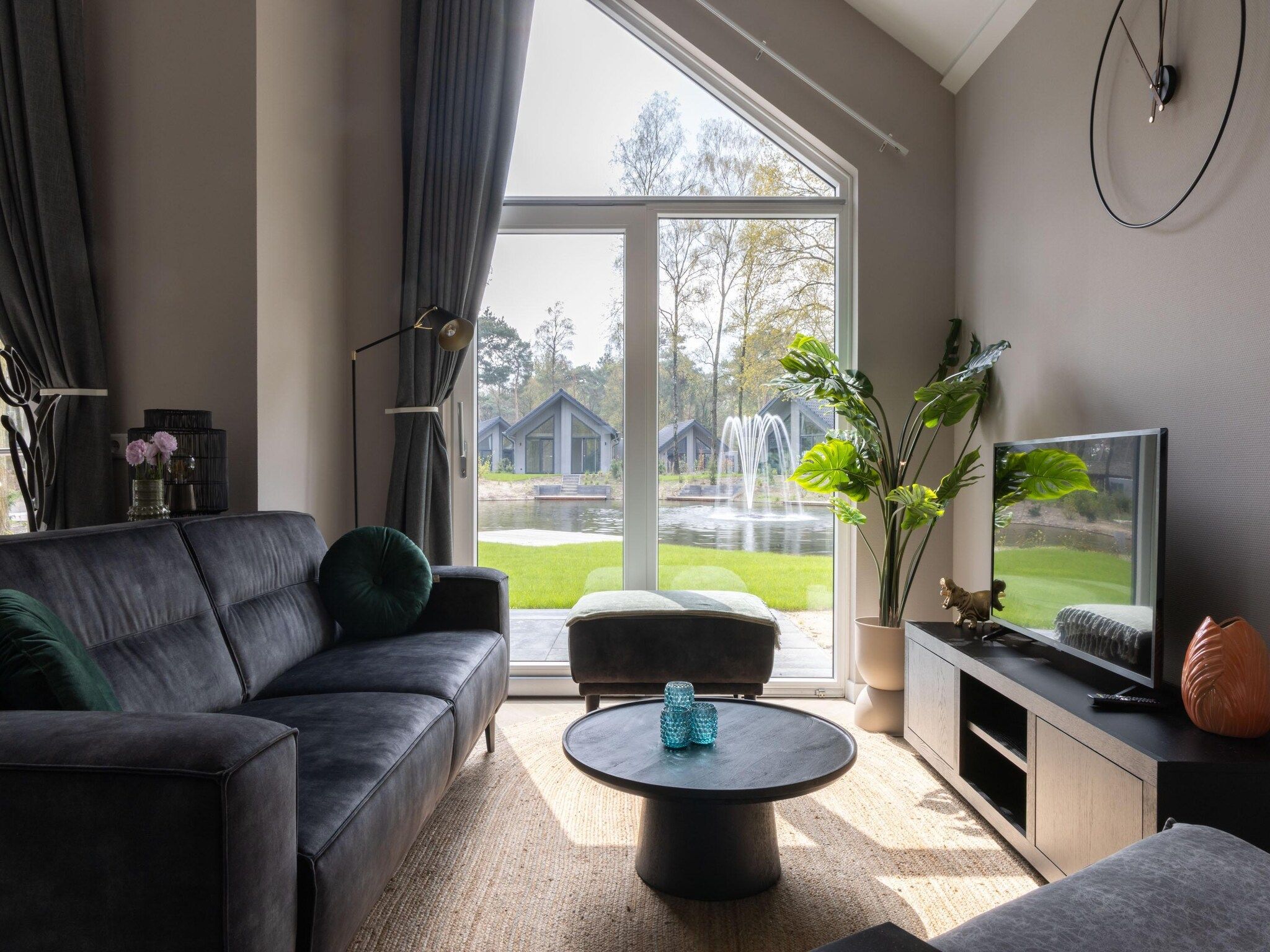 De woonkamer van Vakantiepark Latour 4 in Oirschot