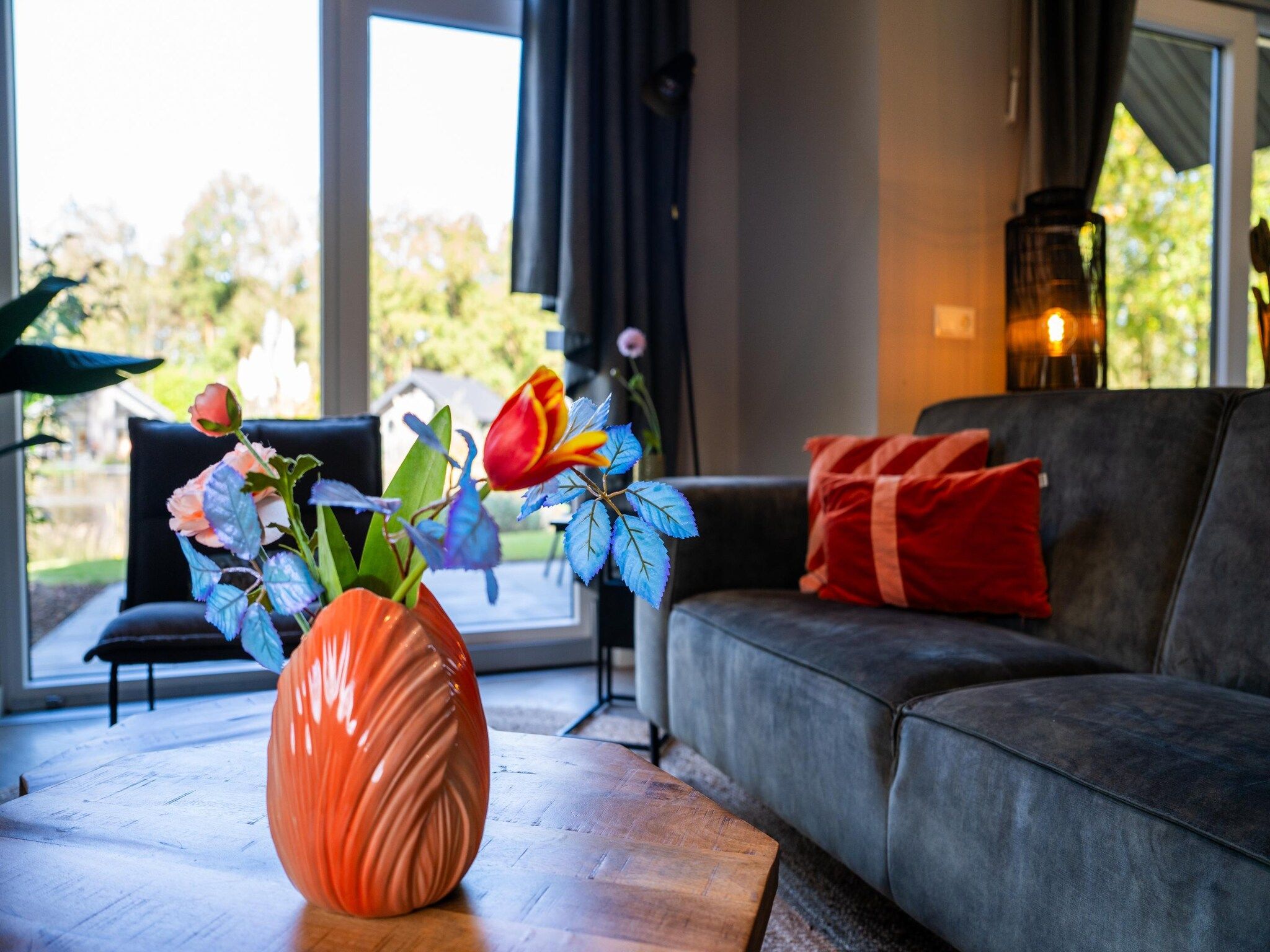 De woonkamer van Vakantiepark Latour 4 in Oirschot