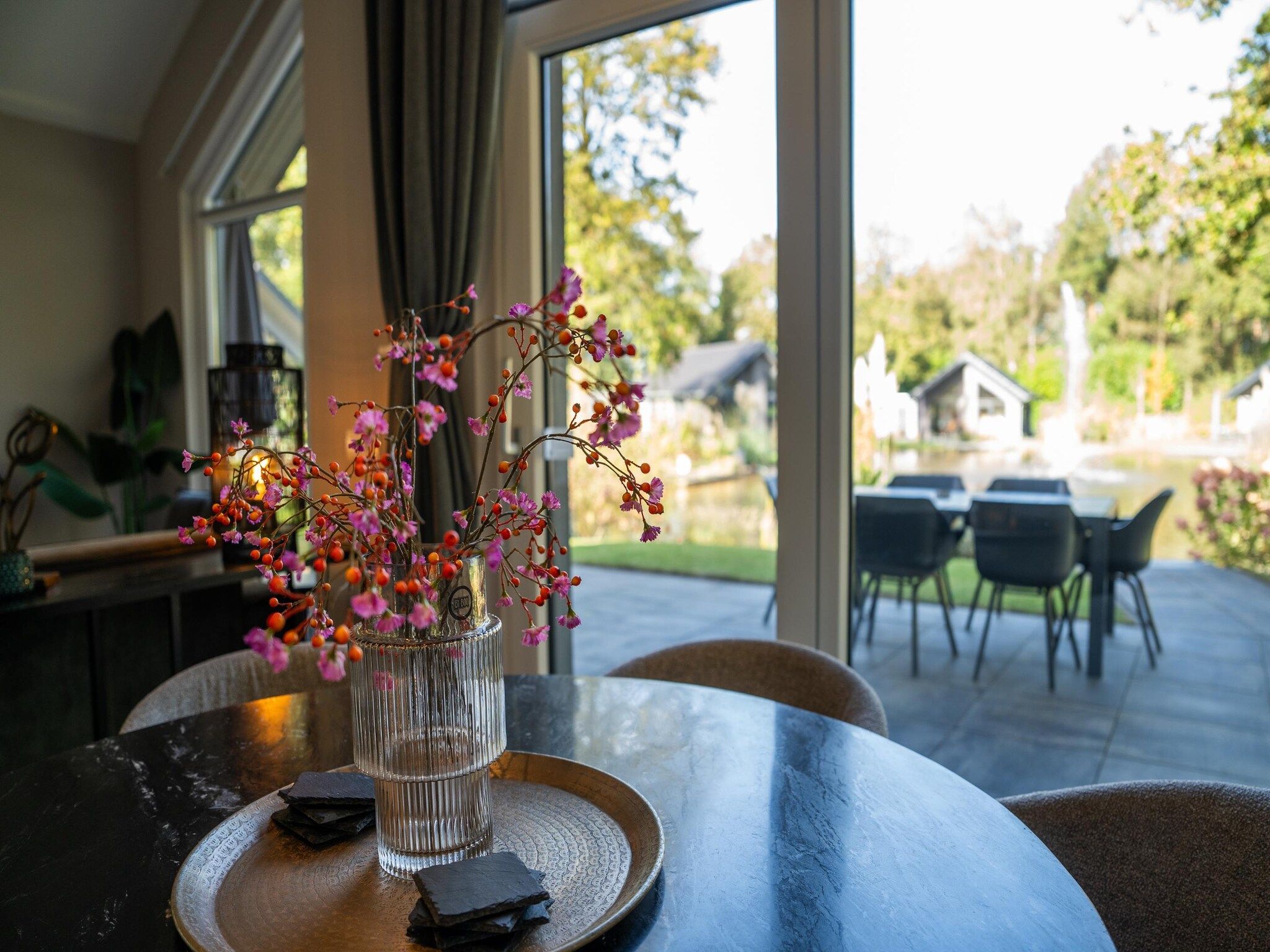 De woonkamer van Vakantiepark Latour 4 in Oirschot