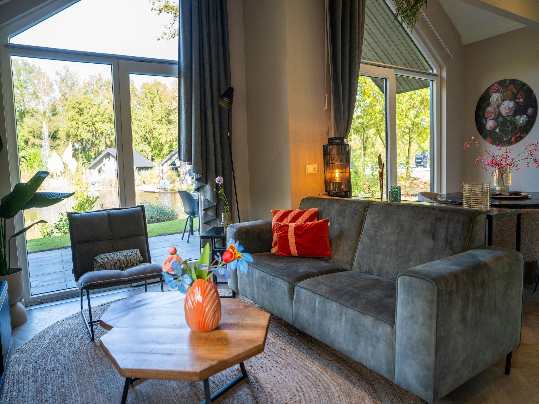 De woonkamer van Vakantiepark Latour 4 in Oirschot