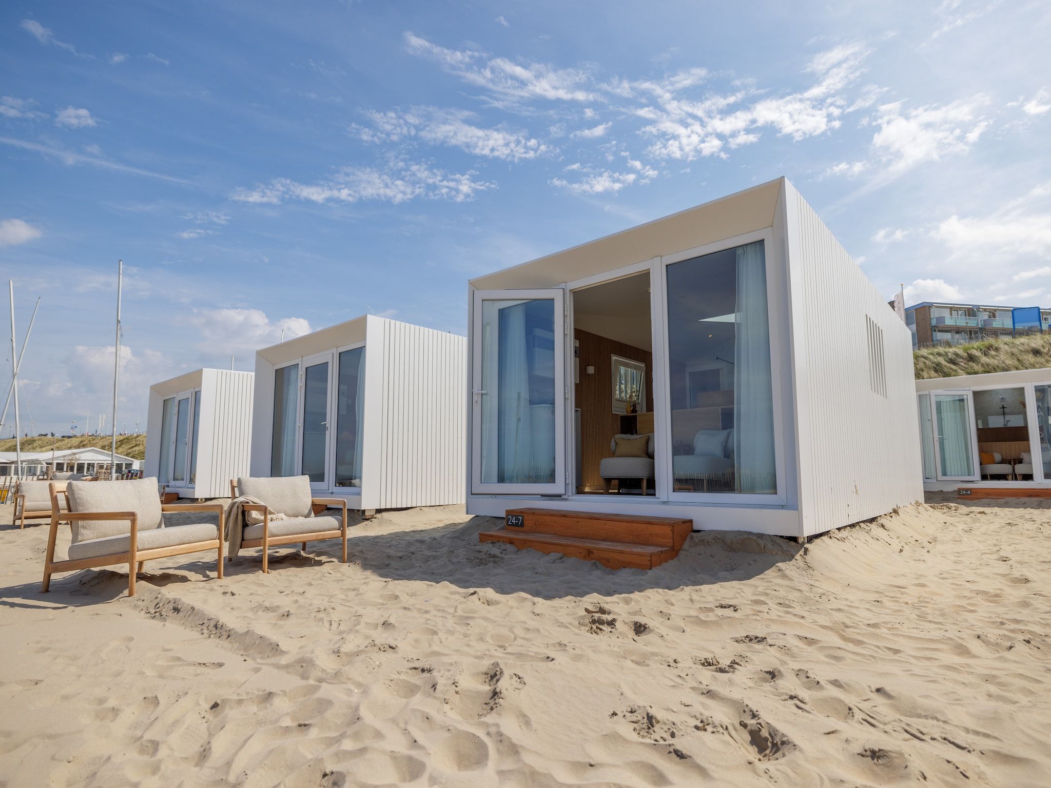 De buitenkant van Beach Houses Zandvoort 1 in Zandvoort