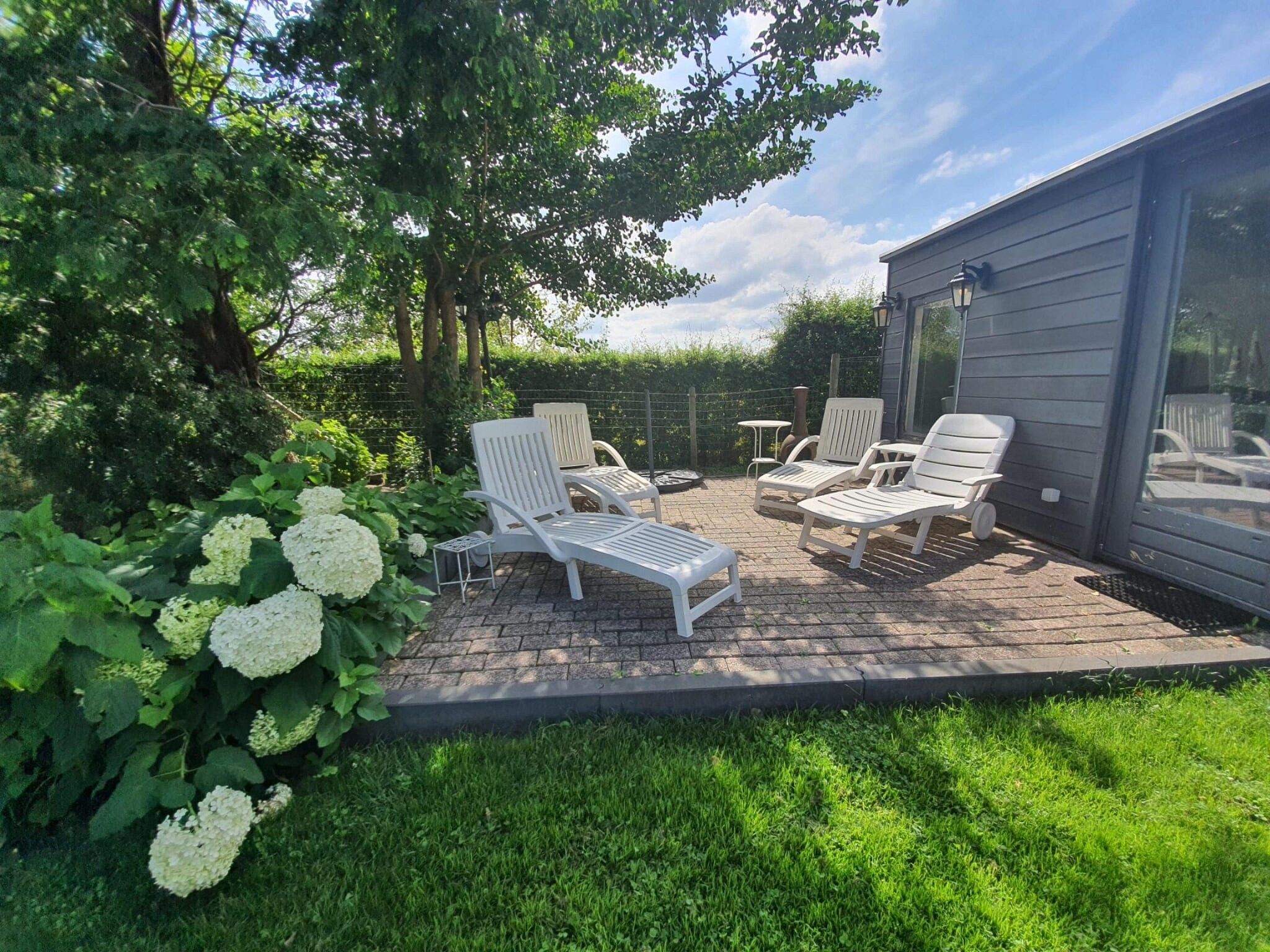De tuin van BnB van Duin in Steenderen