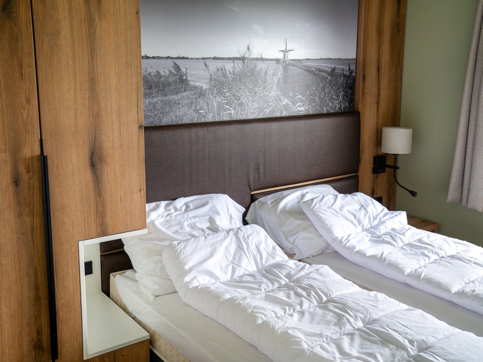 Een slaapkamer van Friese Villa in Leons in Leons
