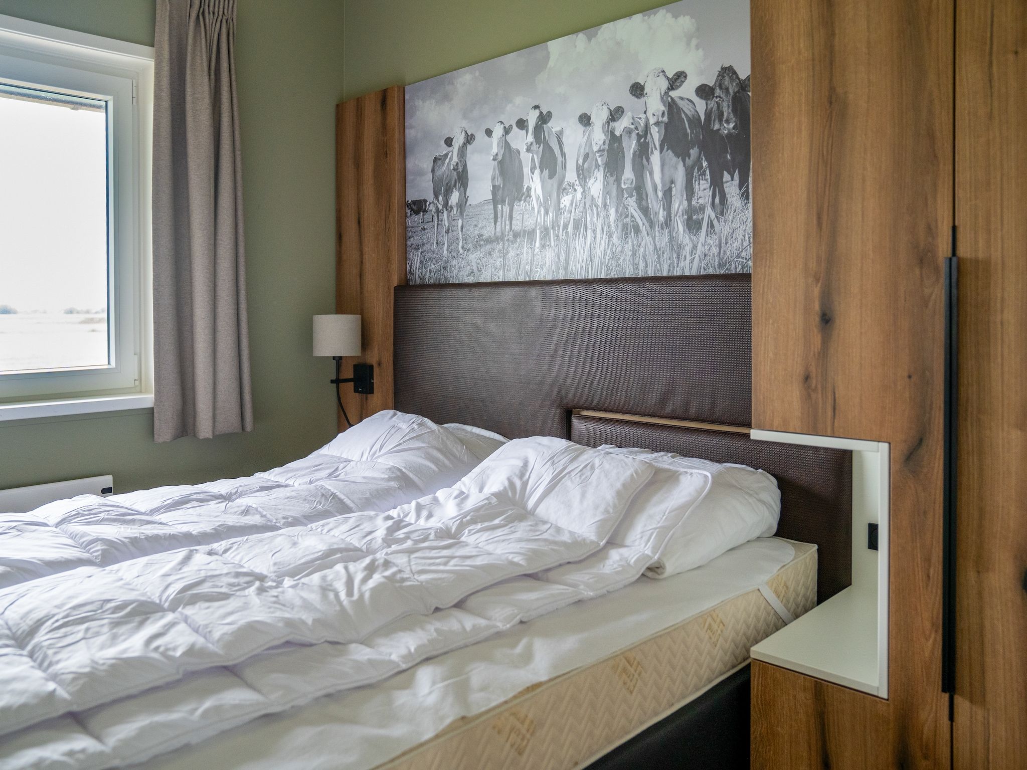Een slaapkamer van Friese Villa in Leons in Leons
