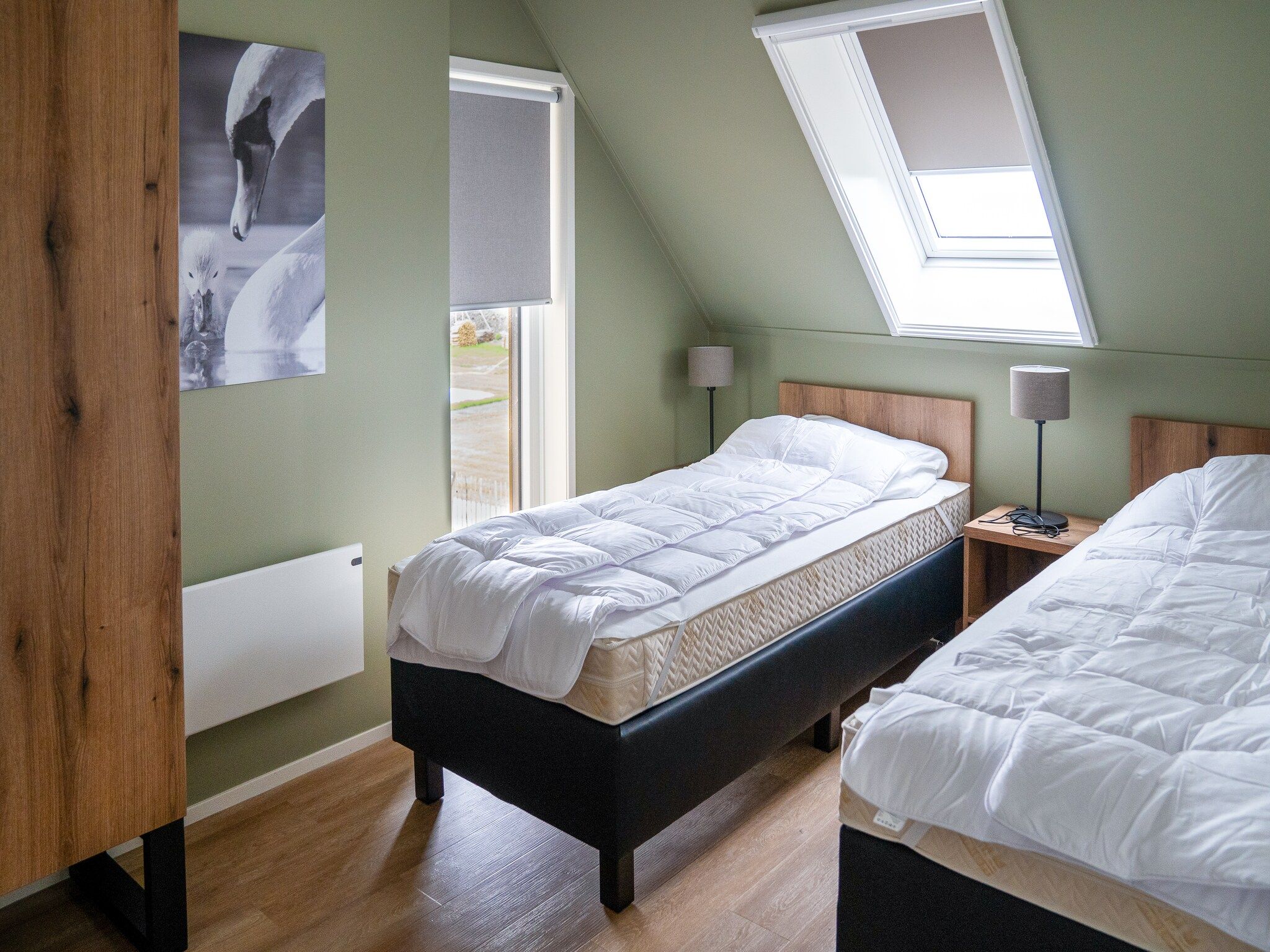 Een slaapkamer van Friese Villa in Leons in Leons