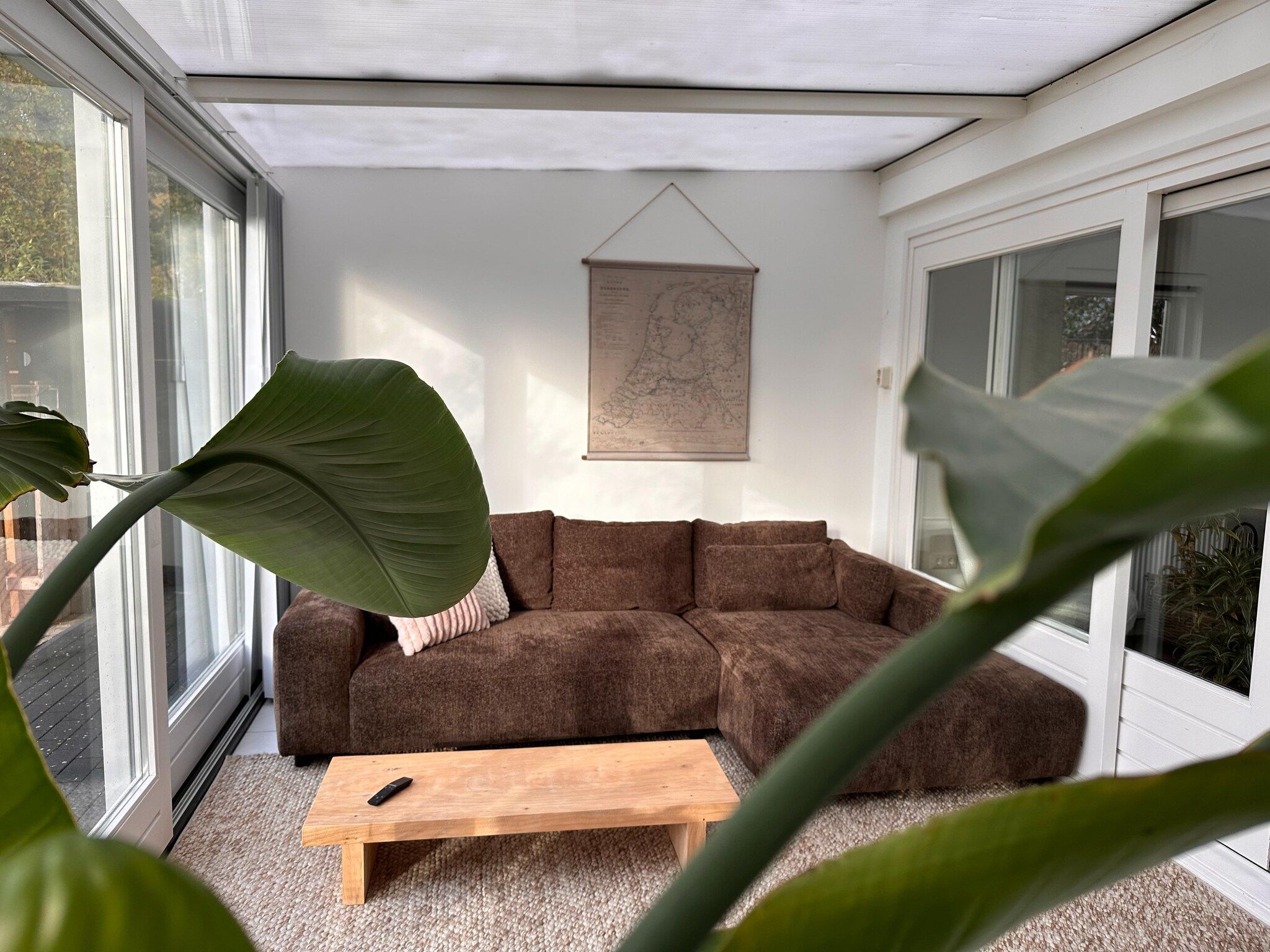 De woonkamer van Vakantiewoning het Bakhuis Zeumershof 4 pax in Voorthuizen