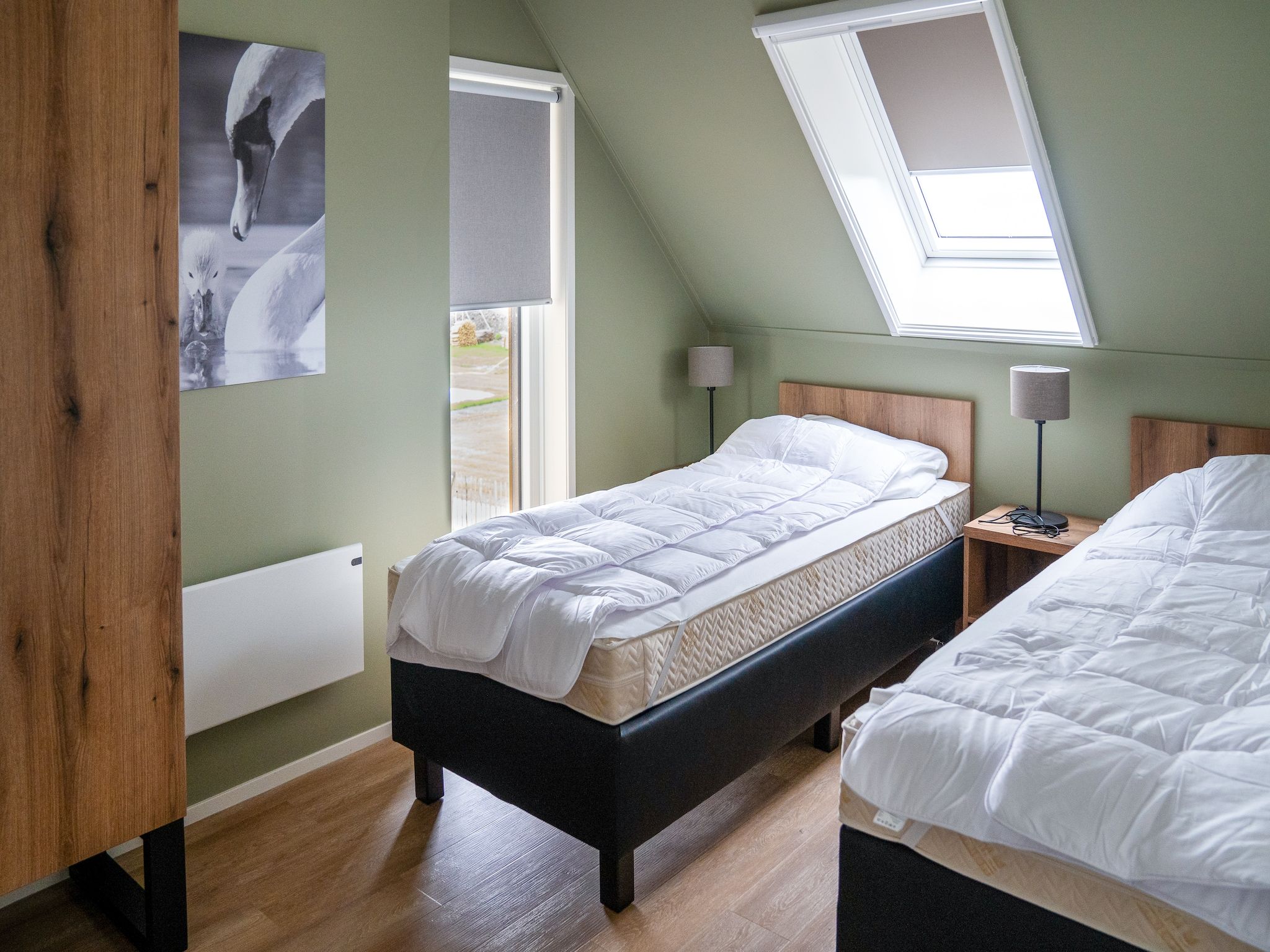 Een slaapkamer van Friese Villa in Leons in Leons