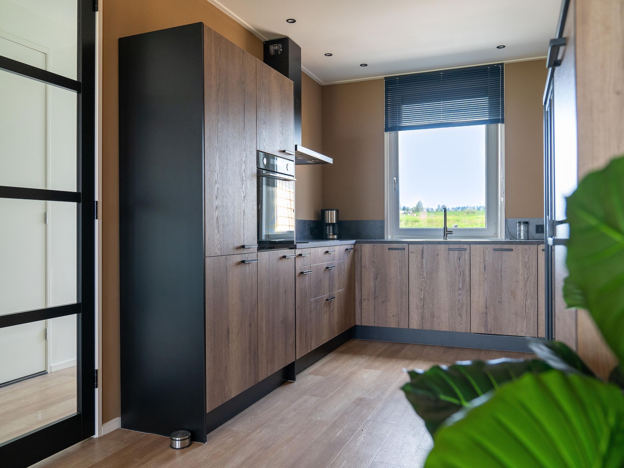 De keuken van 20 persoons villa in Leons