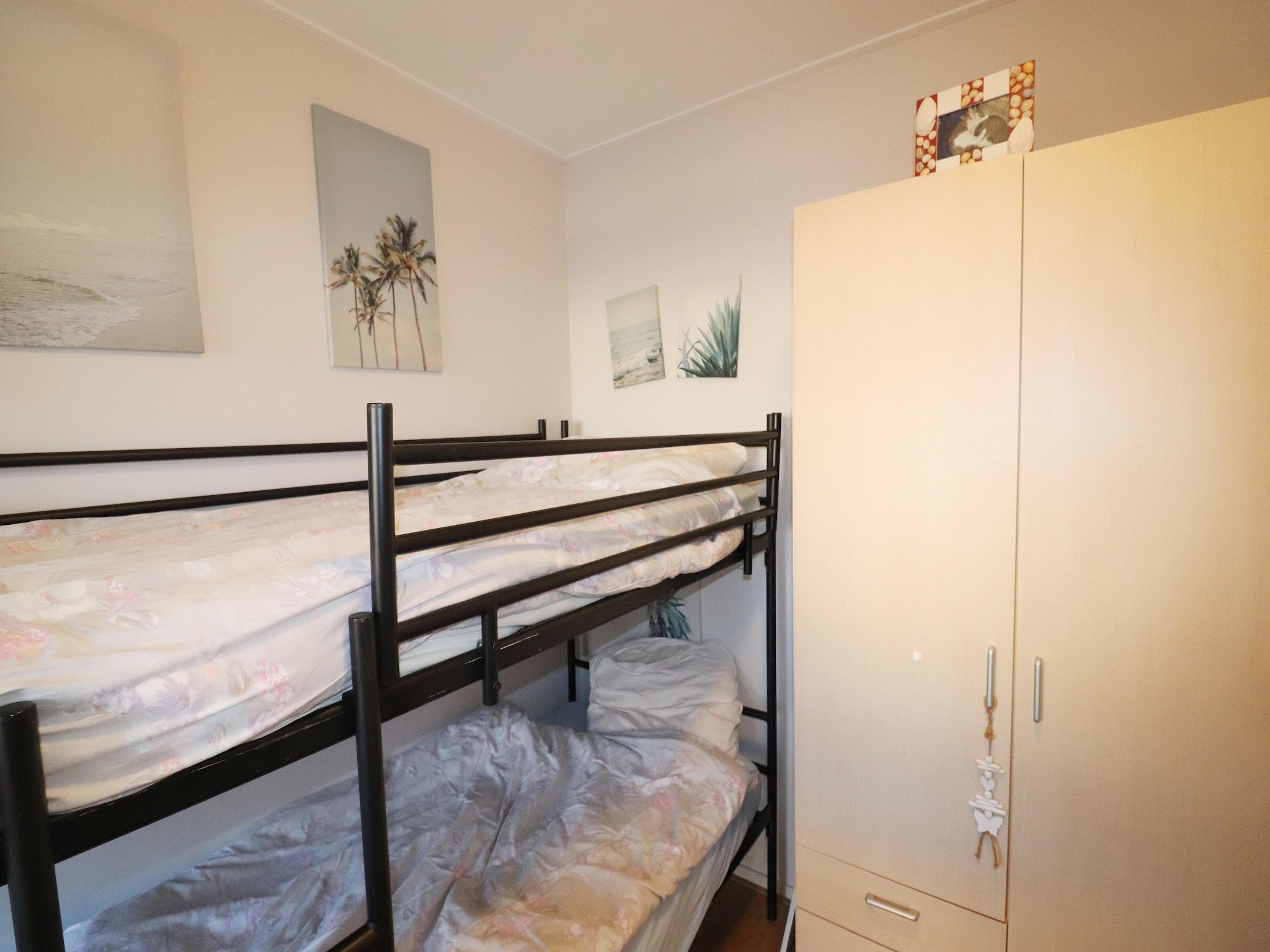 Een slaapkamer van Appartement aan het meer in Heeg in Heeg