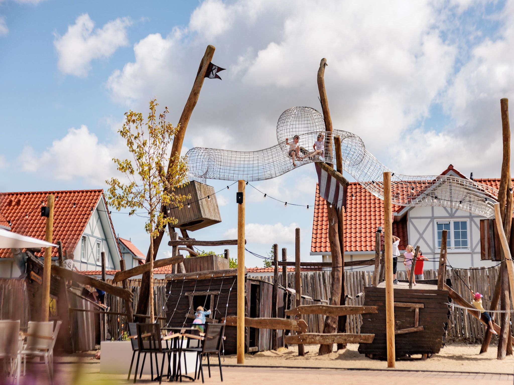 Parkfaciliteiten bij Noordzee Résidence Cadzand-Bad 32 in Cadzand-Bad