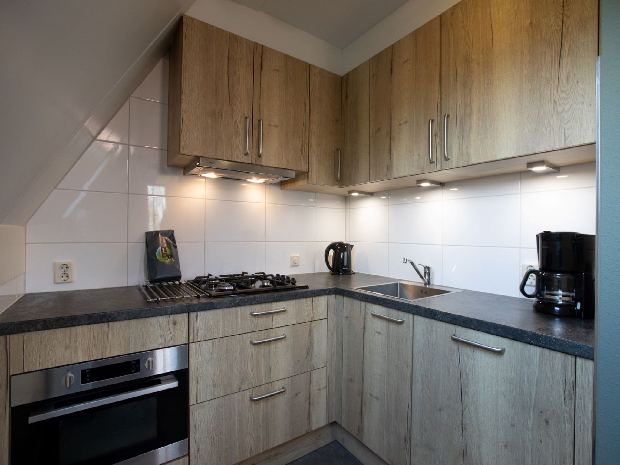 De keuken van Vakantie bij Meeussen - Molendal 4 in Plasmolen