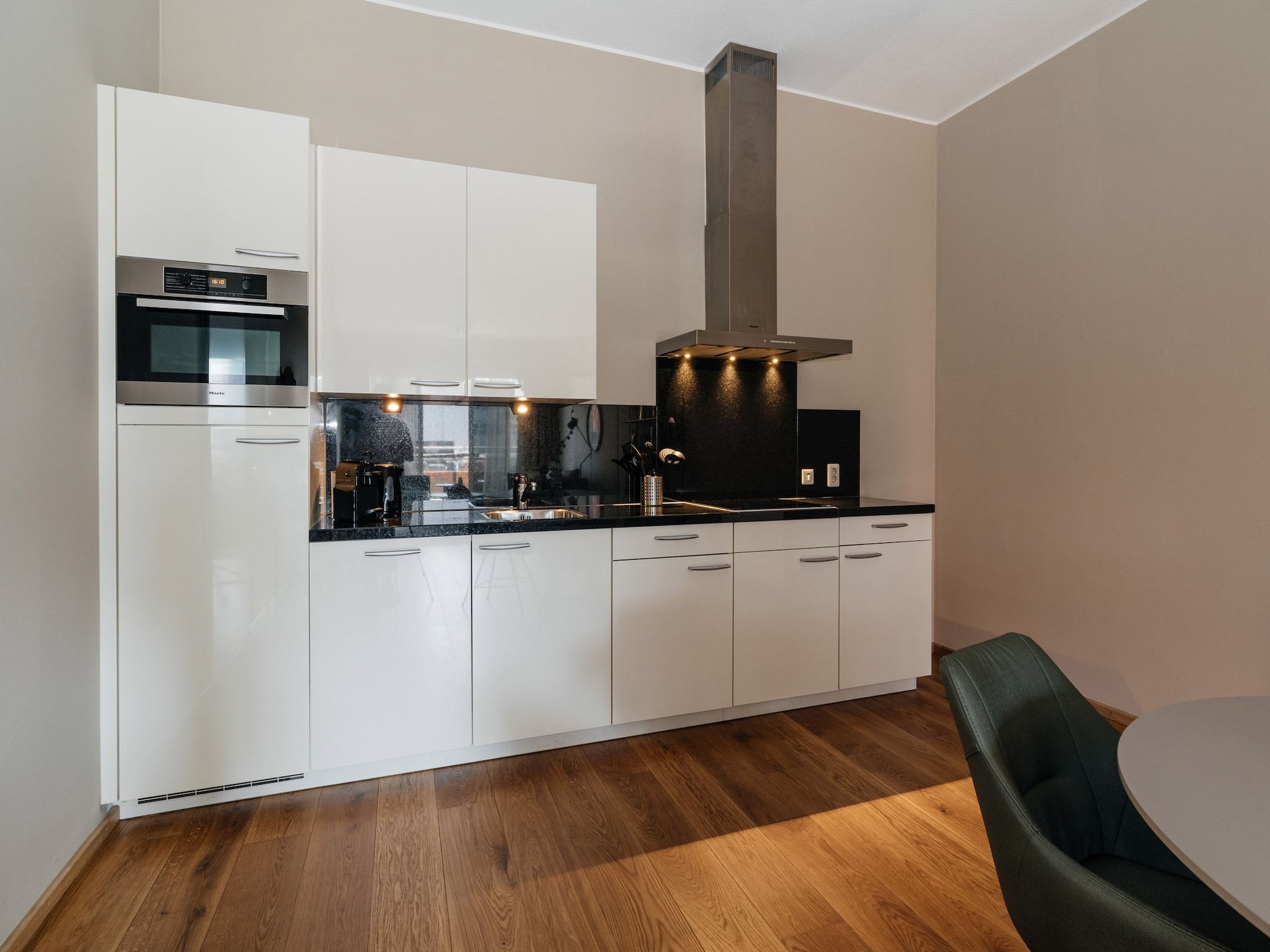 De keuken van Scheveningen Harbour 6B in Den Haag