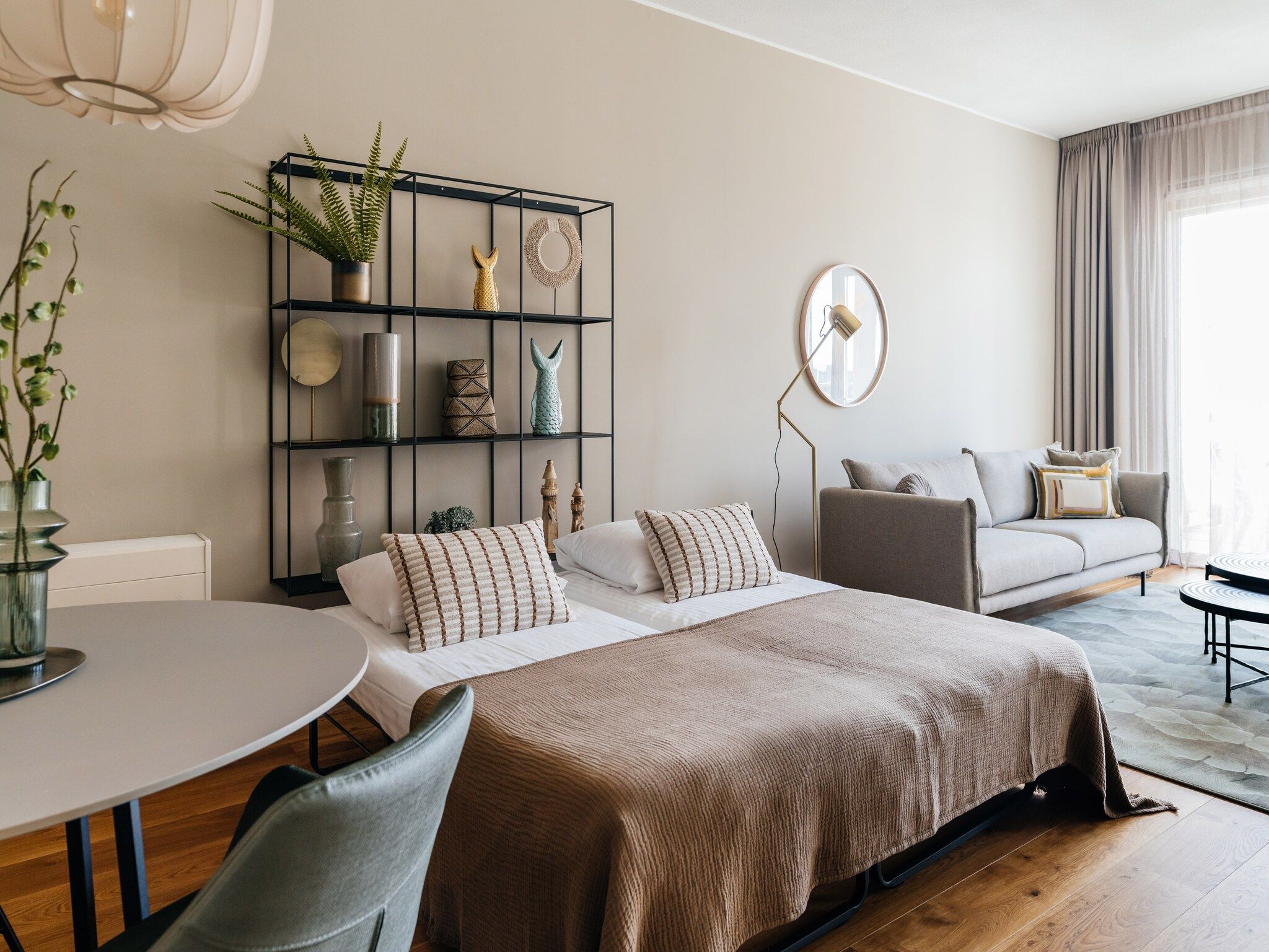 Een slaapkamer van Scheveningen Harbour 6B in Den Haag