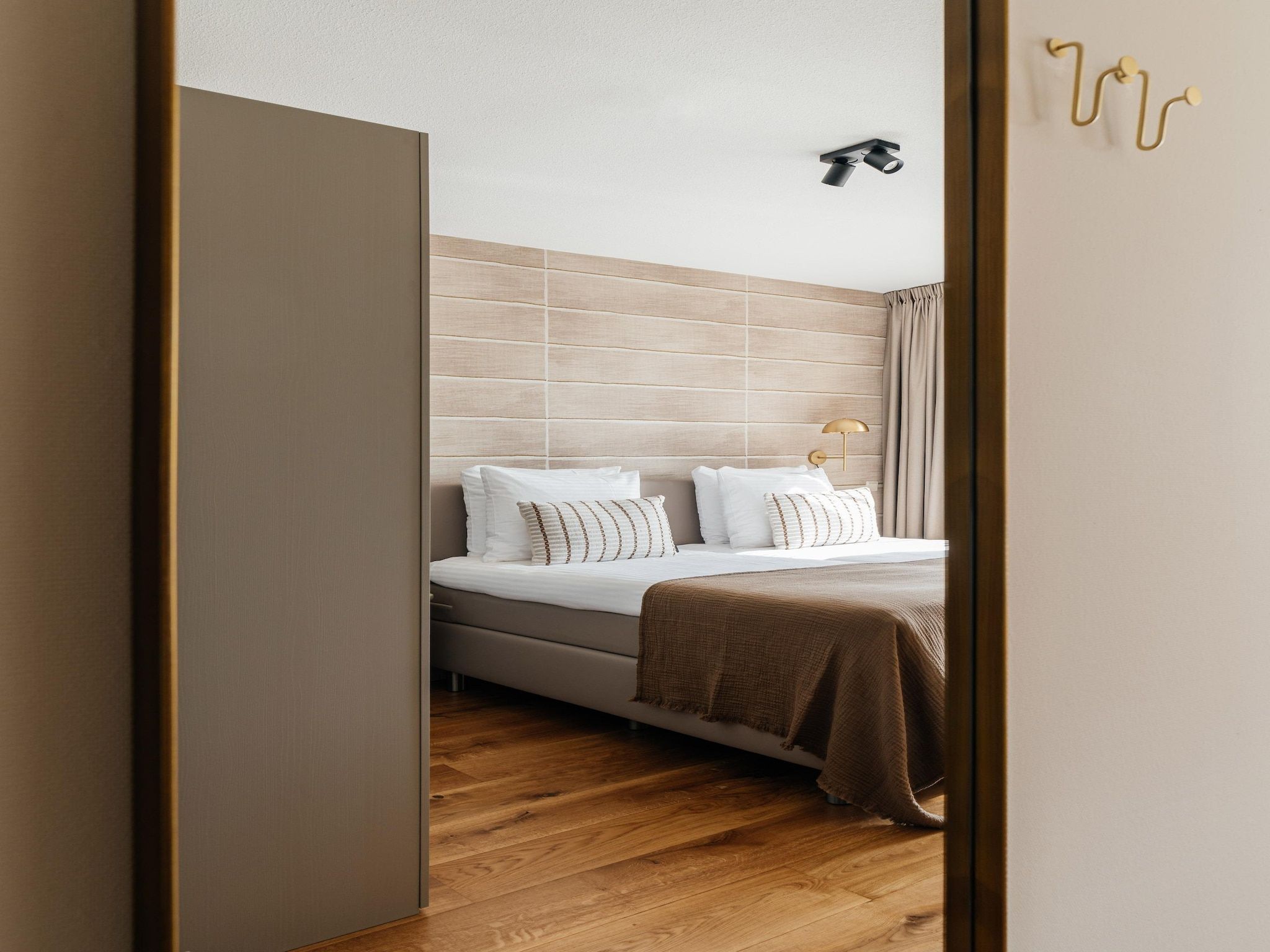 Een slaapkamer van Scheveningen Harbour 30A in Den Haag