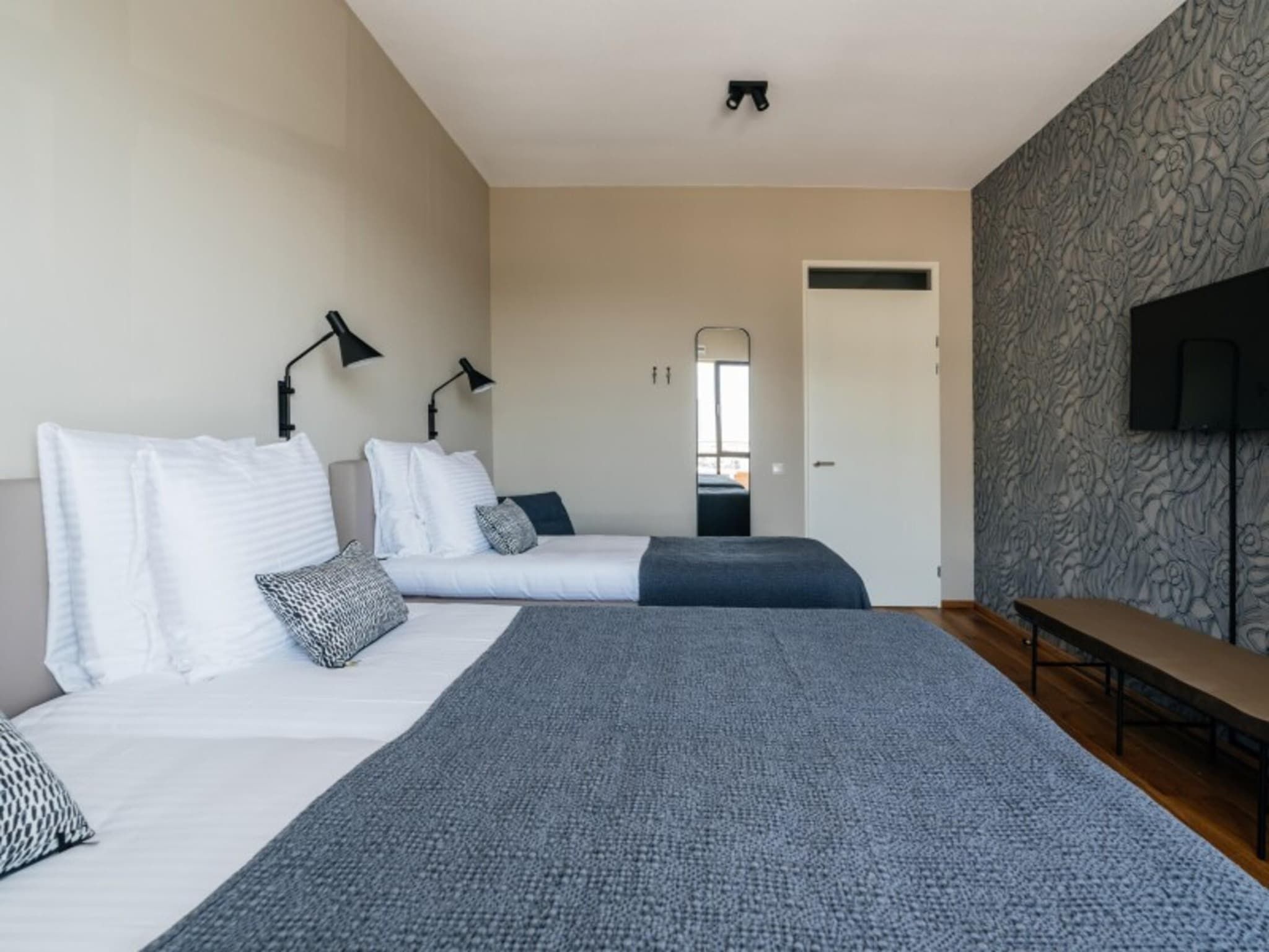 Een slaapkamer van Scheveningen Harbour 16 in Scheveningen