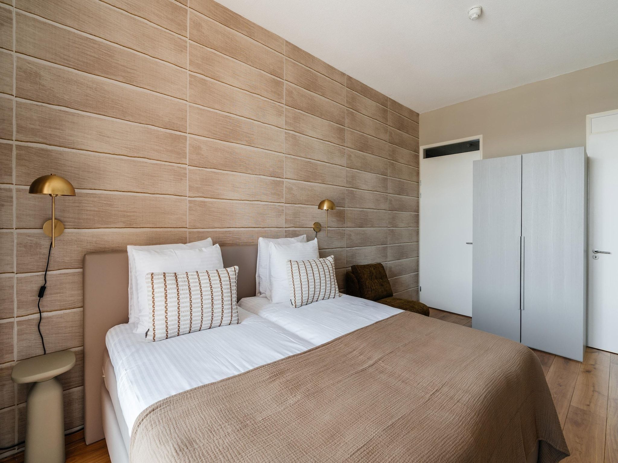 Een slaapkamer van Scheveningen Harbour 18B in Scheveningen