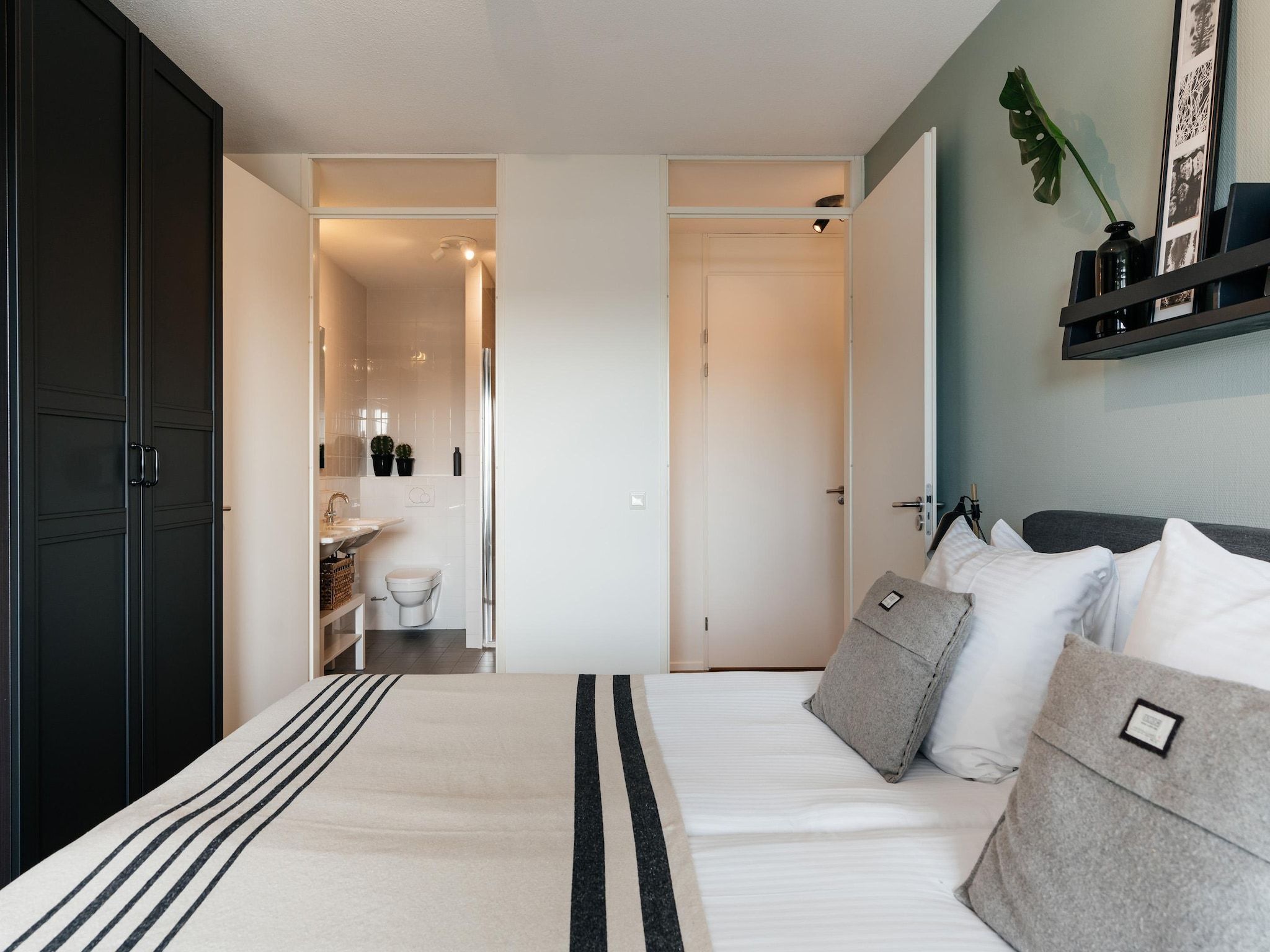 Een slaapkamer van Scheveningen Harbour 80B in Scheveningen