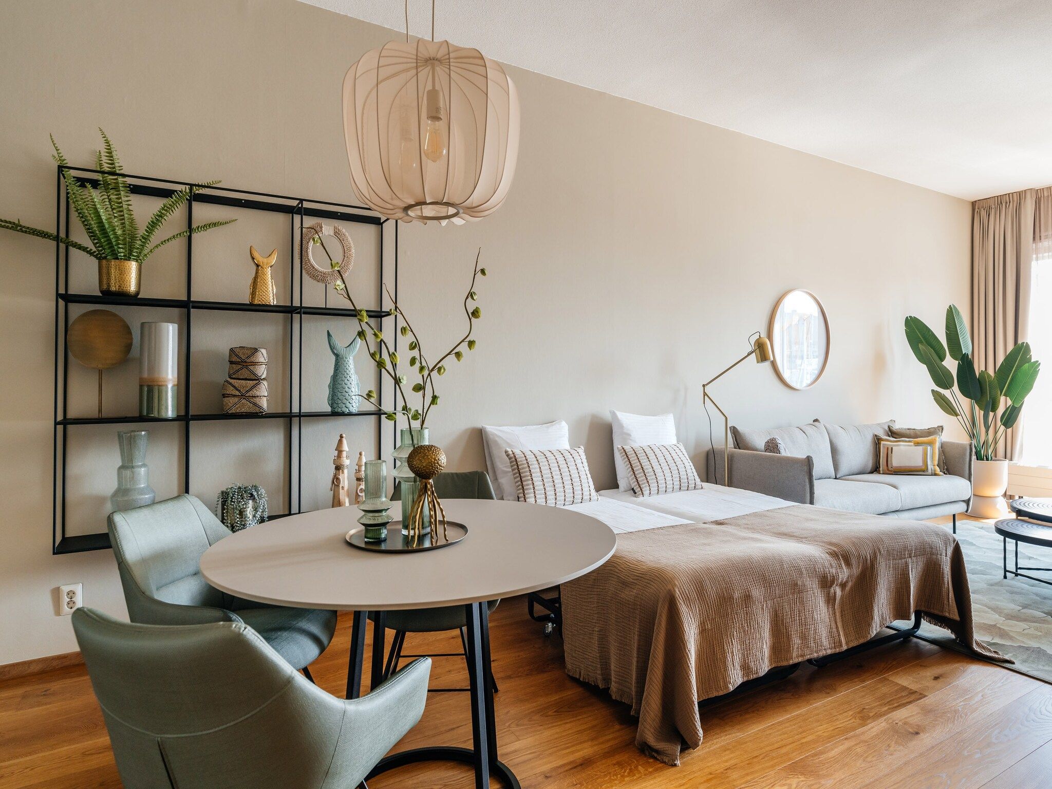 Een slaapkamer van Scheveningen Harbour 40B in Den Haag