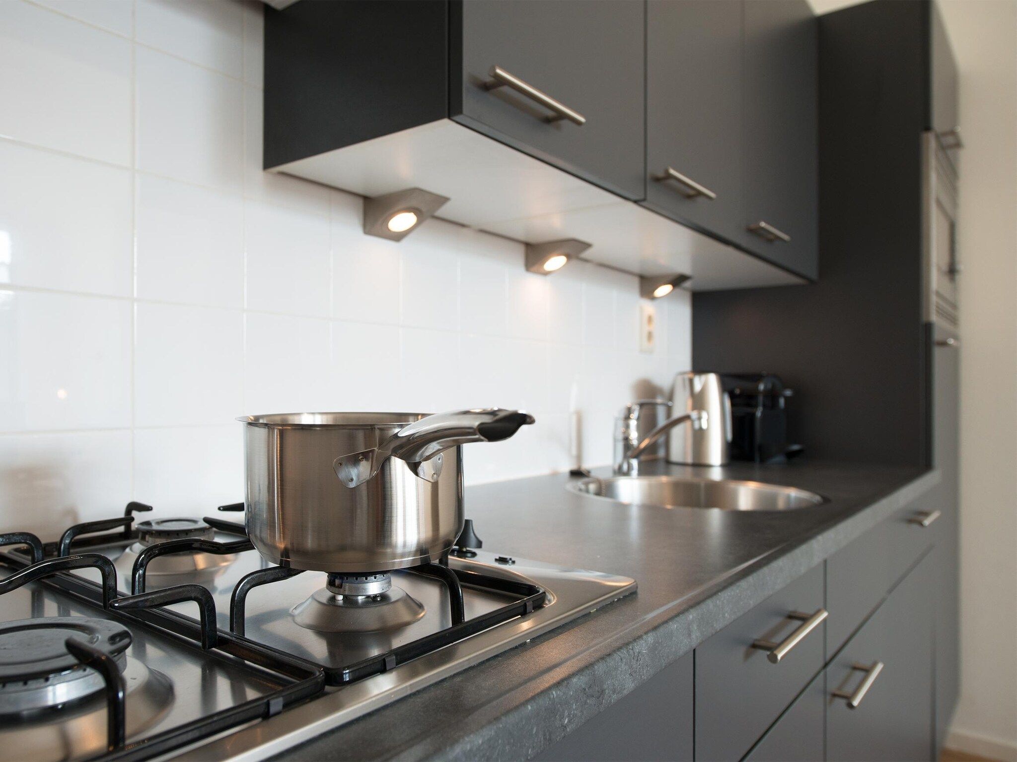 De keuken van Scheveningen Harbour 56A in Den Haag