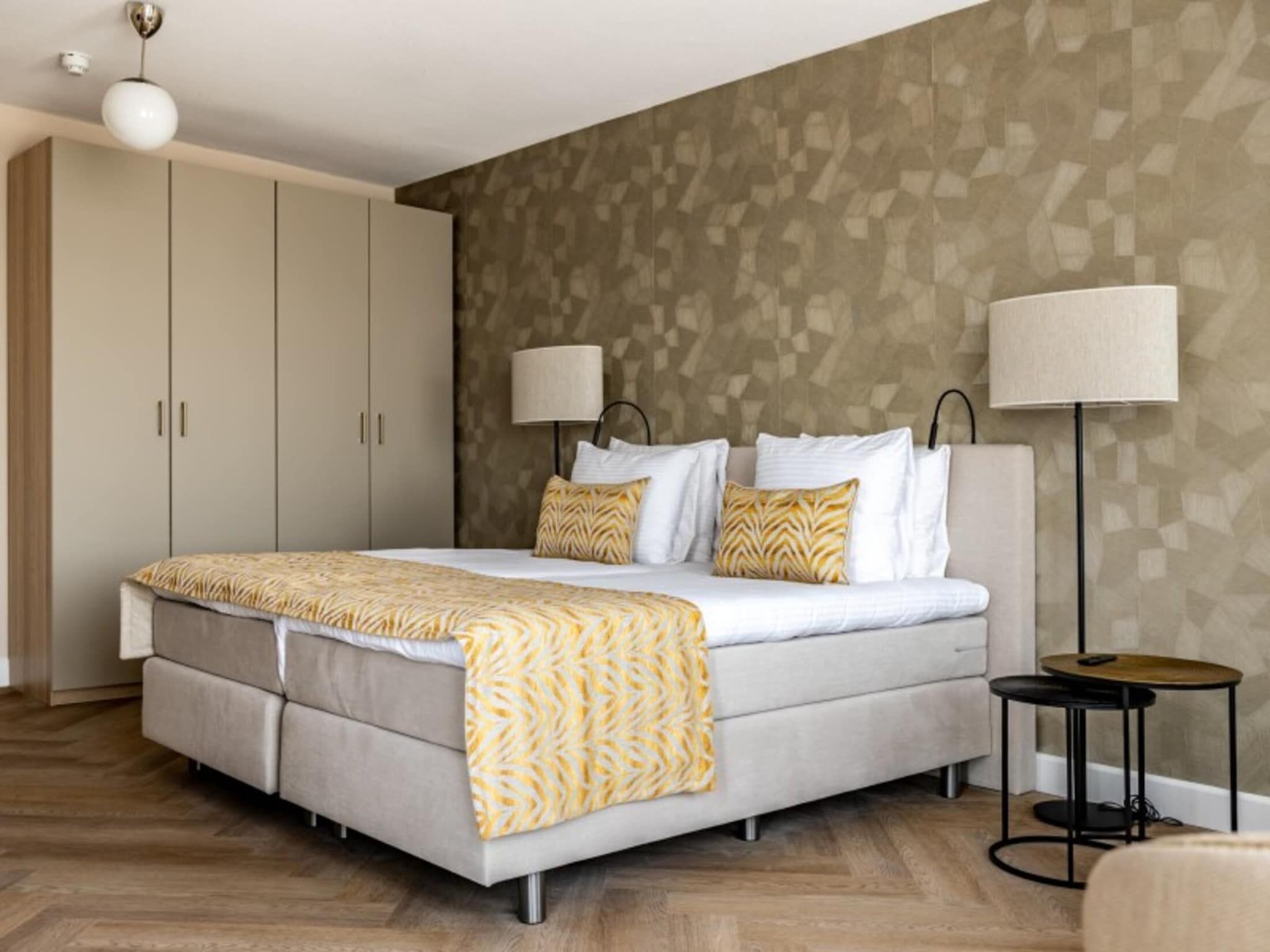 Een slaapkamer van Scheveningen Harbour 66A in Scheveningen