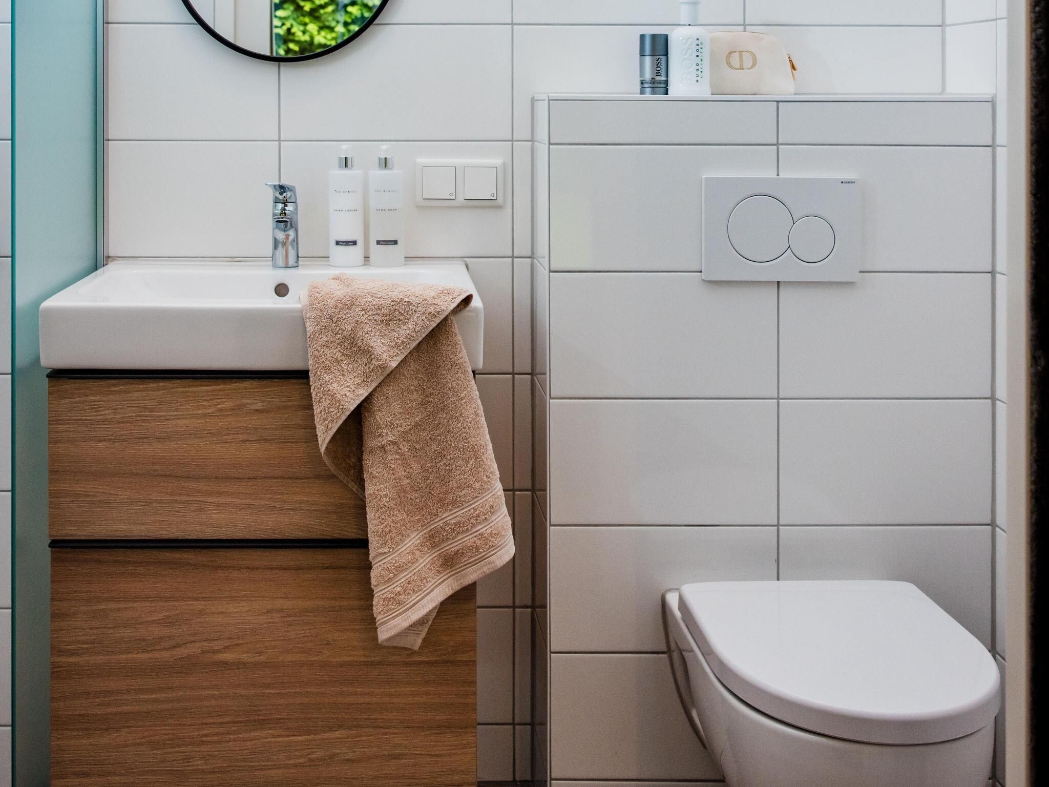 De badkamer van Dwergarend 17-09 in Voorthuizen