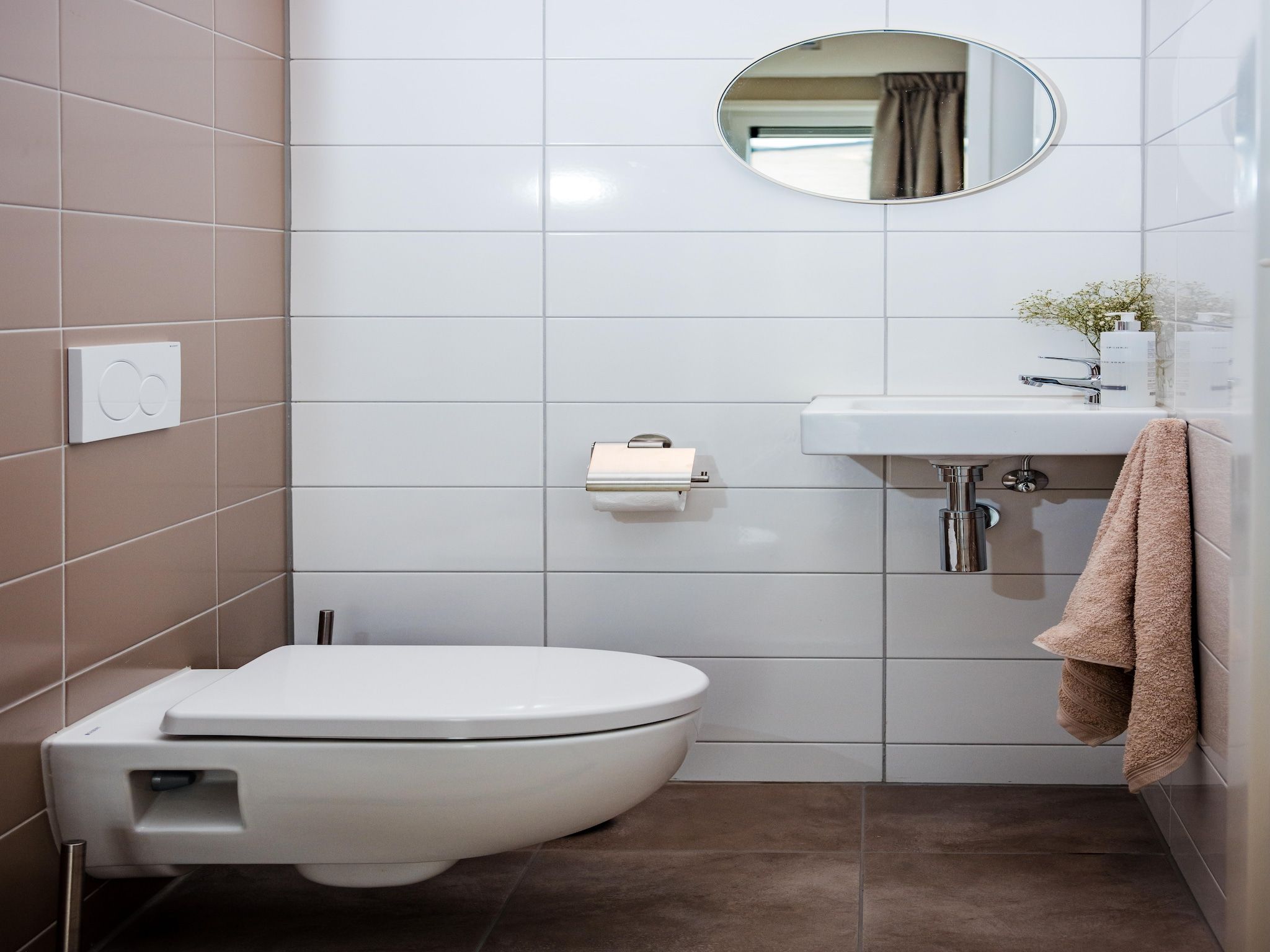 De badkamer van Dwergarend 17-17 in Voorthuizen