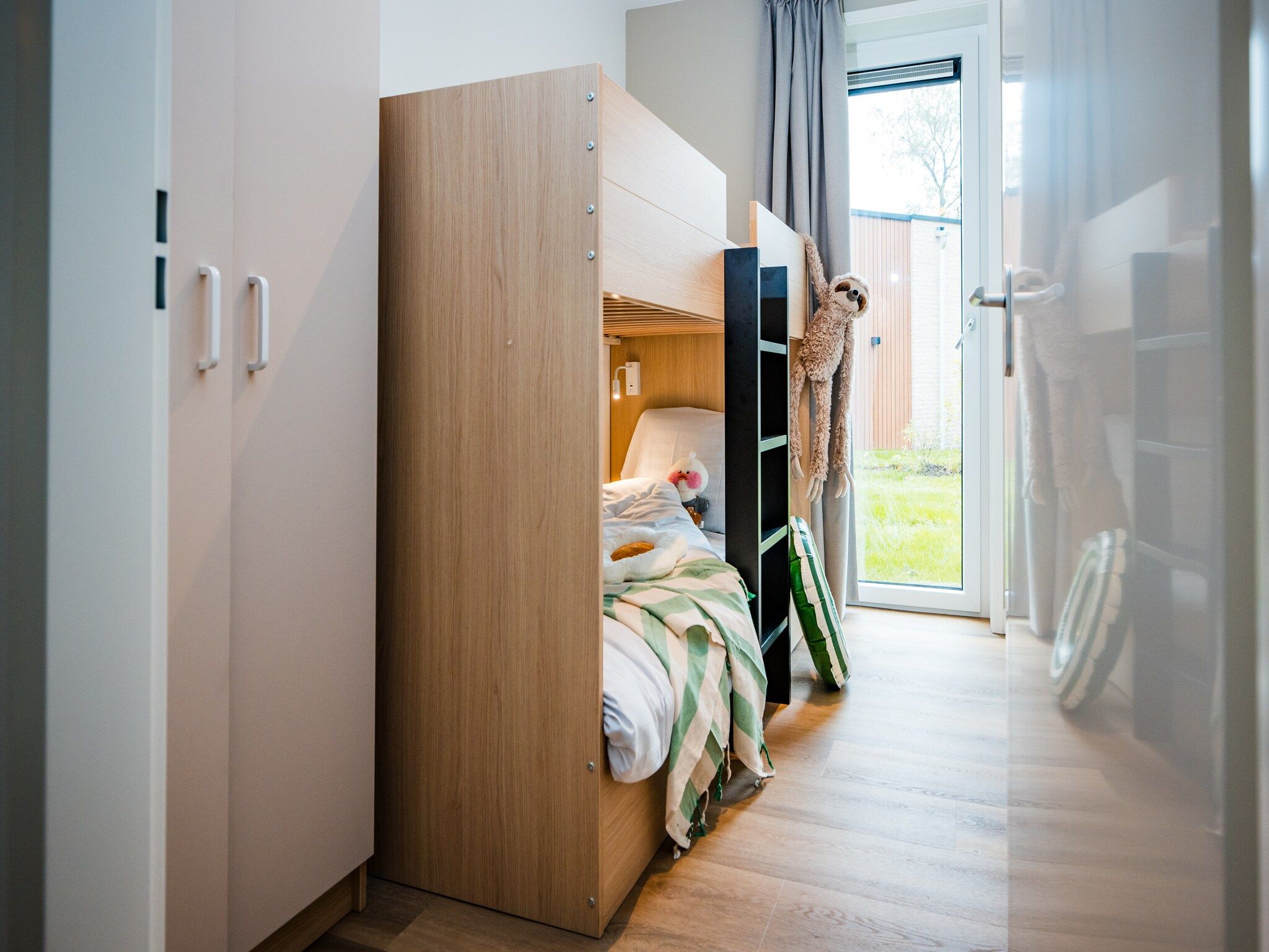 Een slaapkamer van Dwergarend 17-22 in Voorthuizen