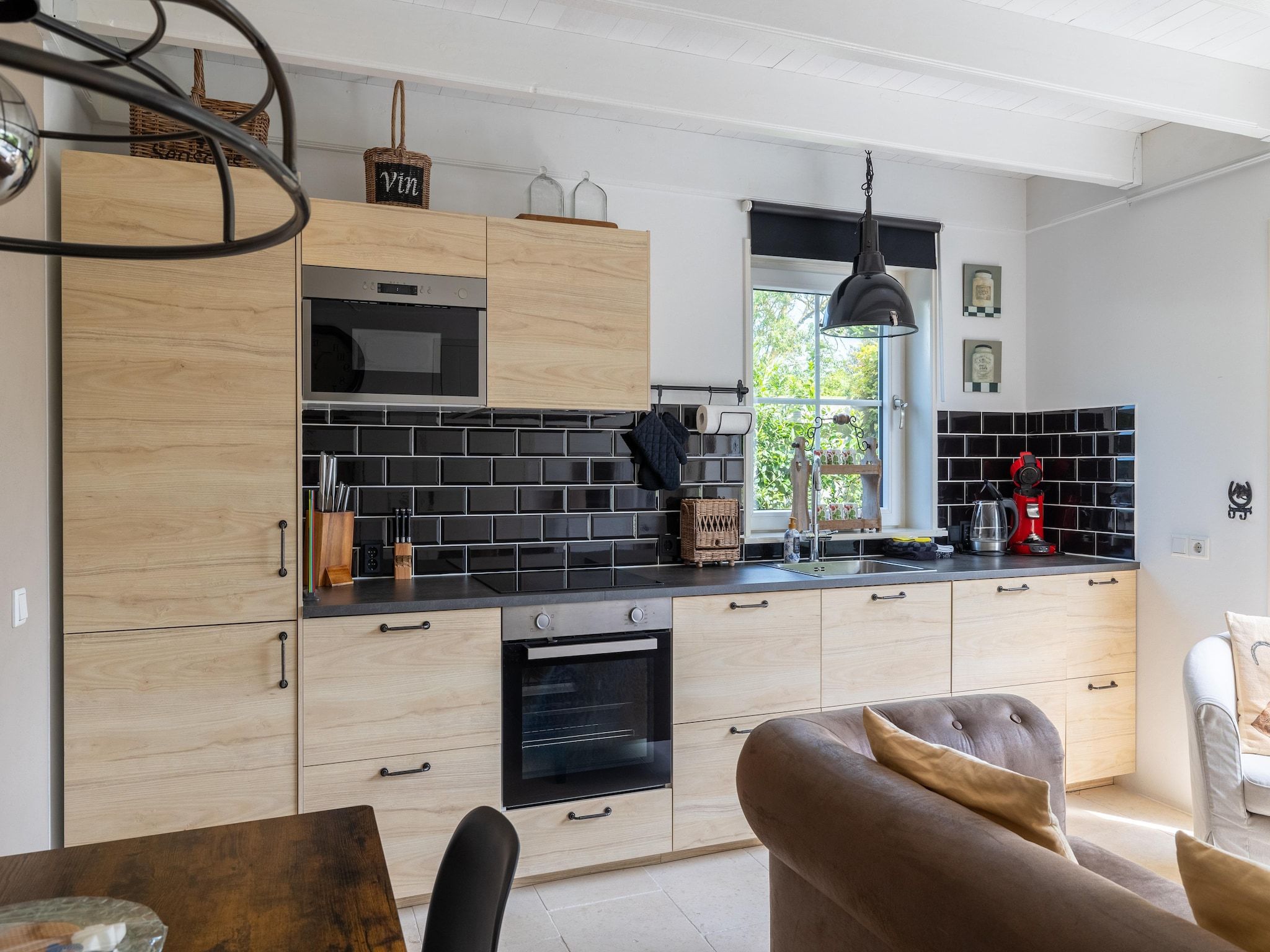 De keuken van Sloestraat 38  Zoutelande 'Het Koetshuys' in Zoutelande