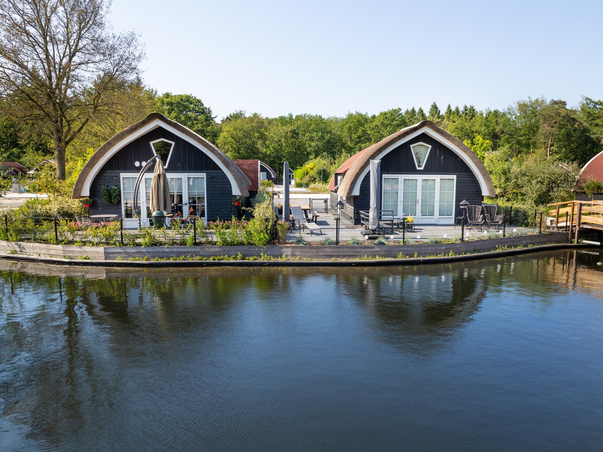 De buitenkant van 't Landgoed Baars 1 in Baars