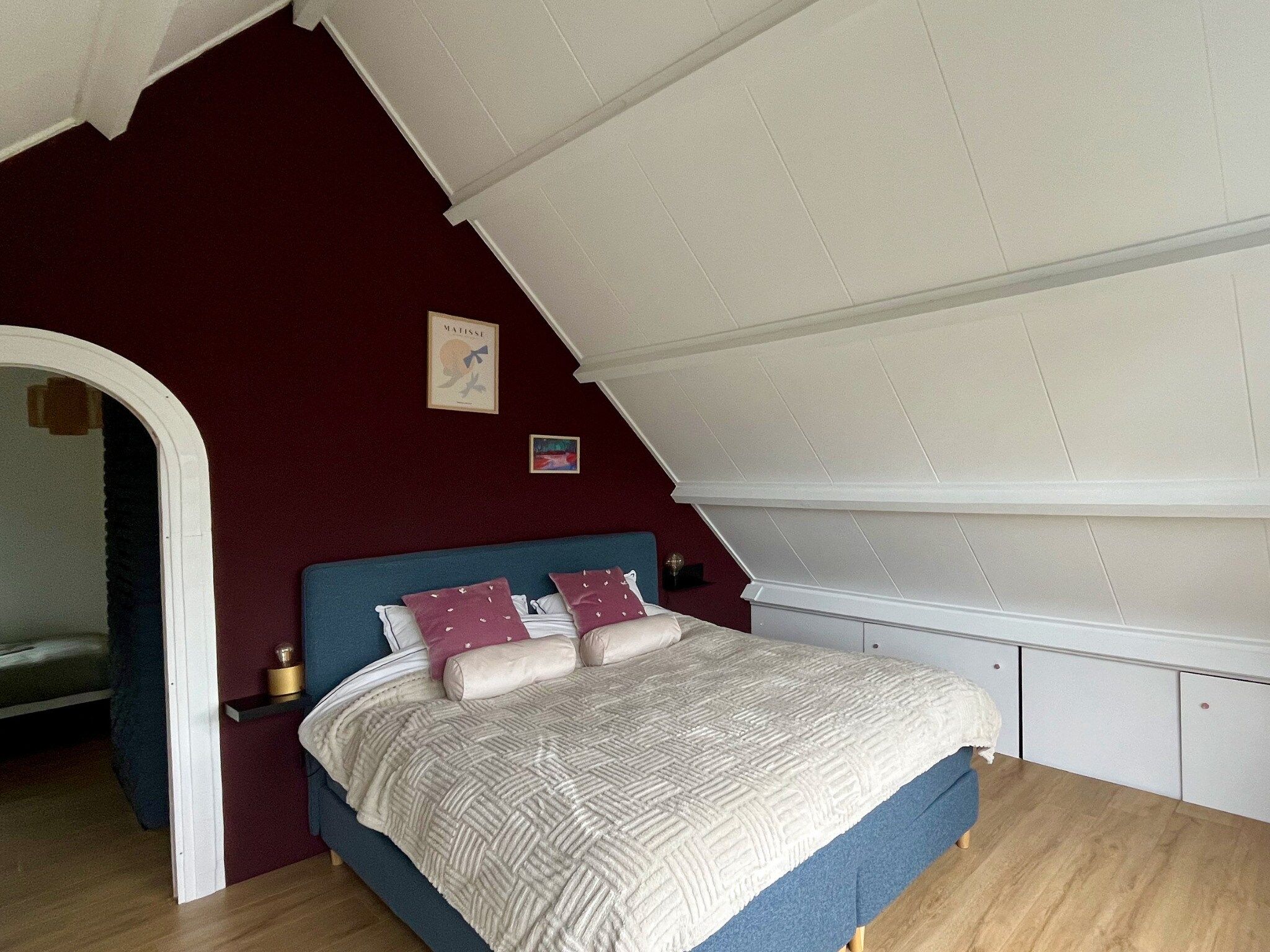 Een slaapkamer van Familiehuis in Noordwijkerhout in Noordwijkerhout