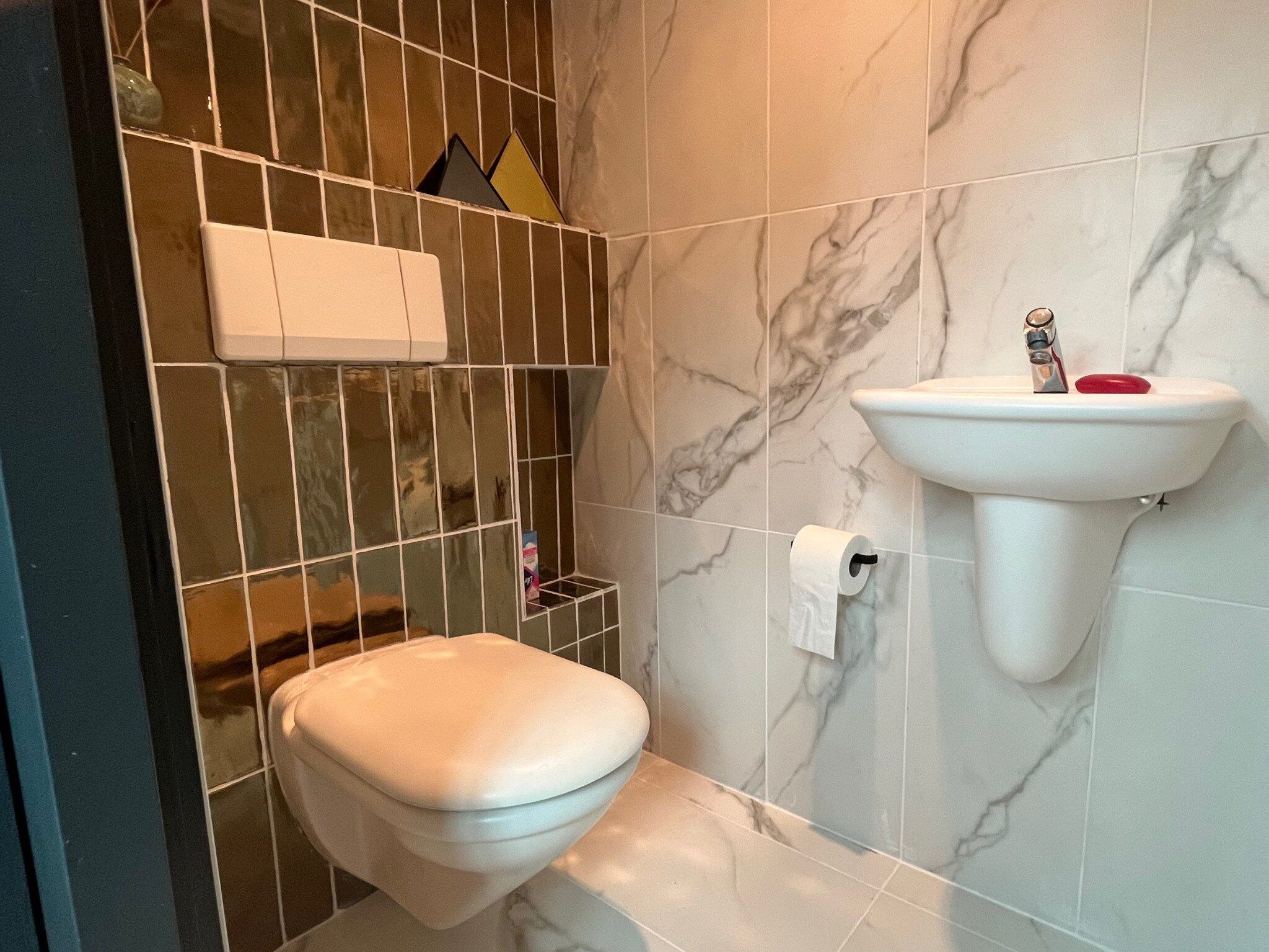 De badkamer van Familiehuis in Noordwijkerhout in Noordwijkerhout